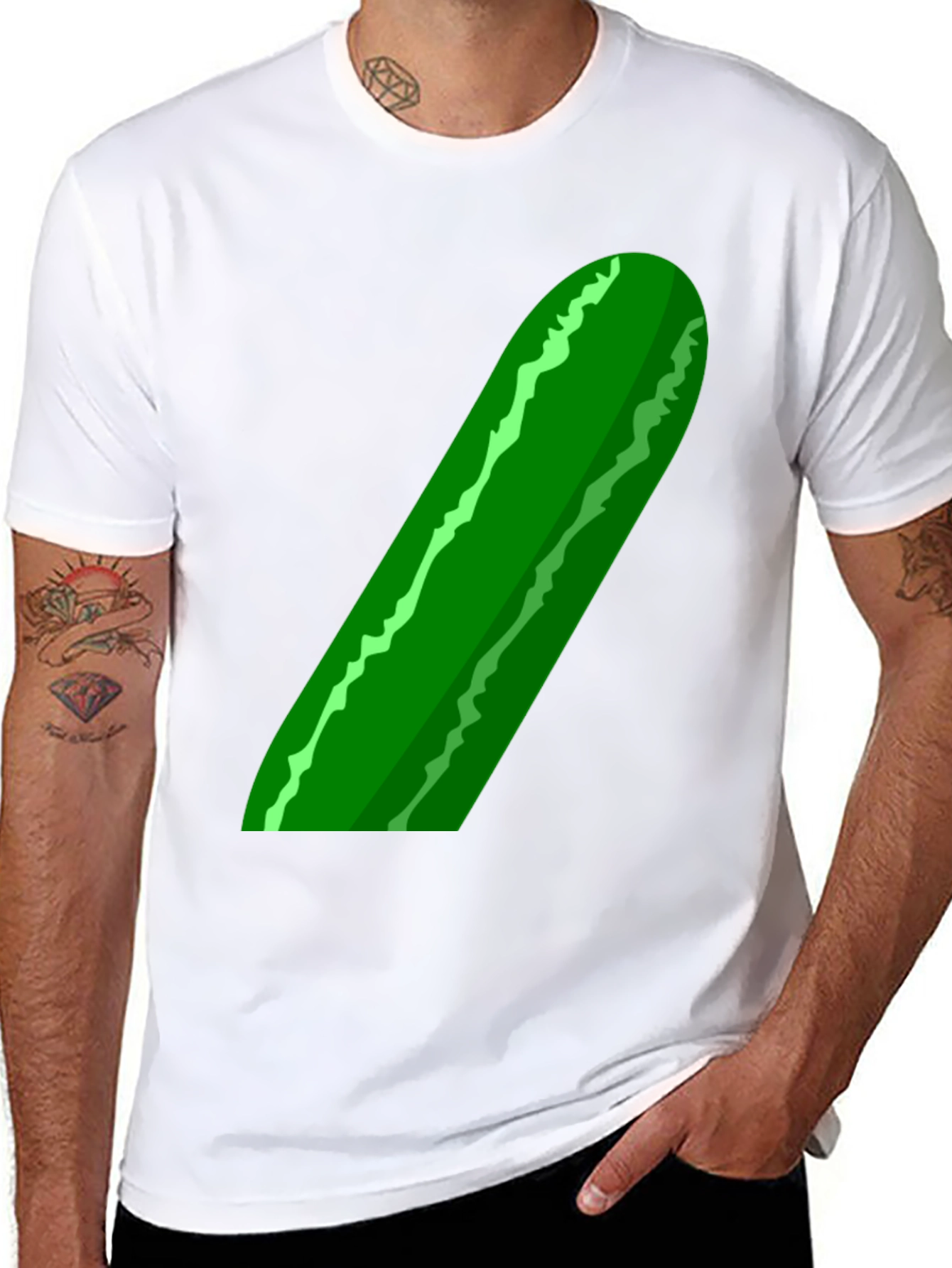 Funny Pickle Graphic Tee - Novelty T-Shirt