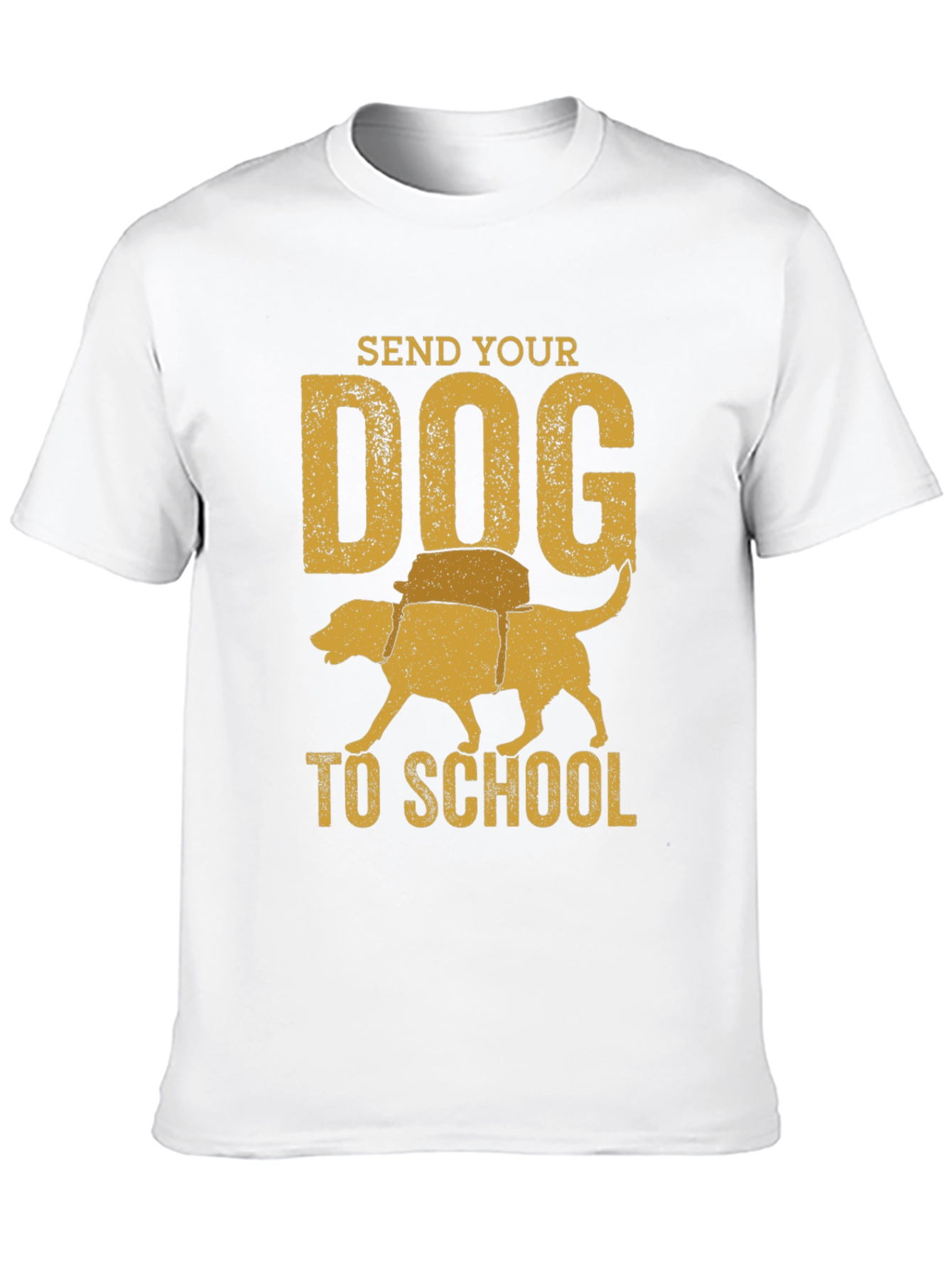 Send Your Dog To School Graphic T-Shirt
