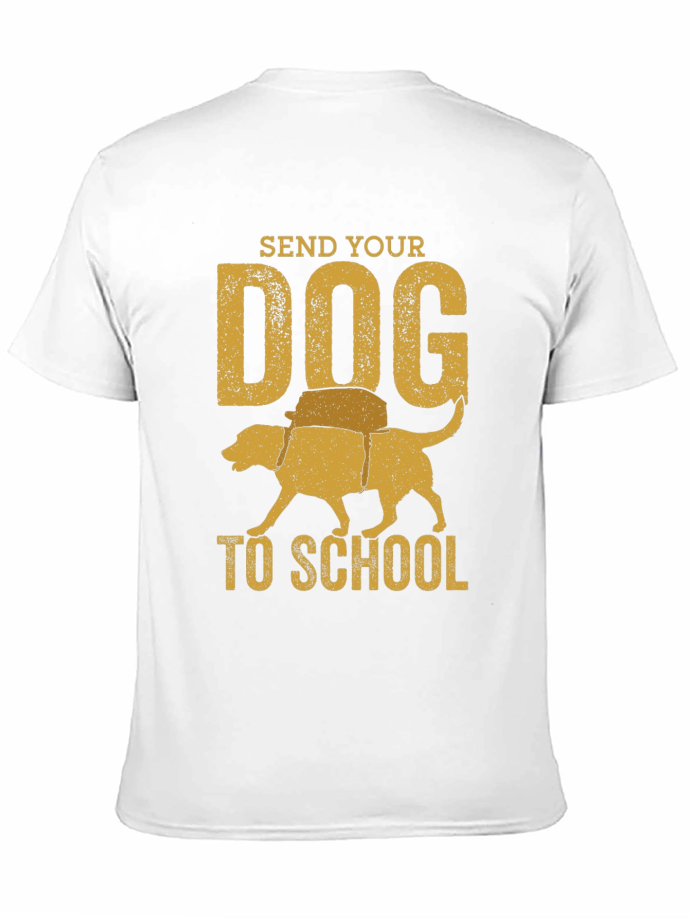 Send Your Dog To School Graphic T-Shirt