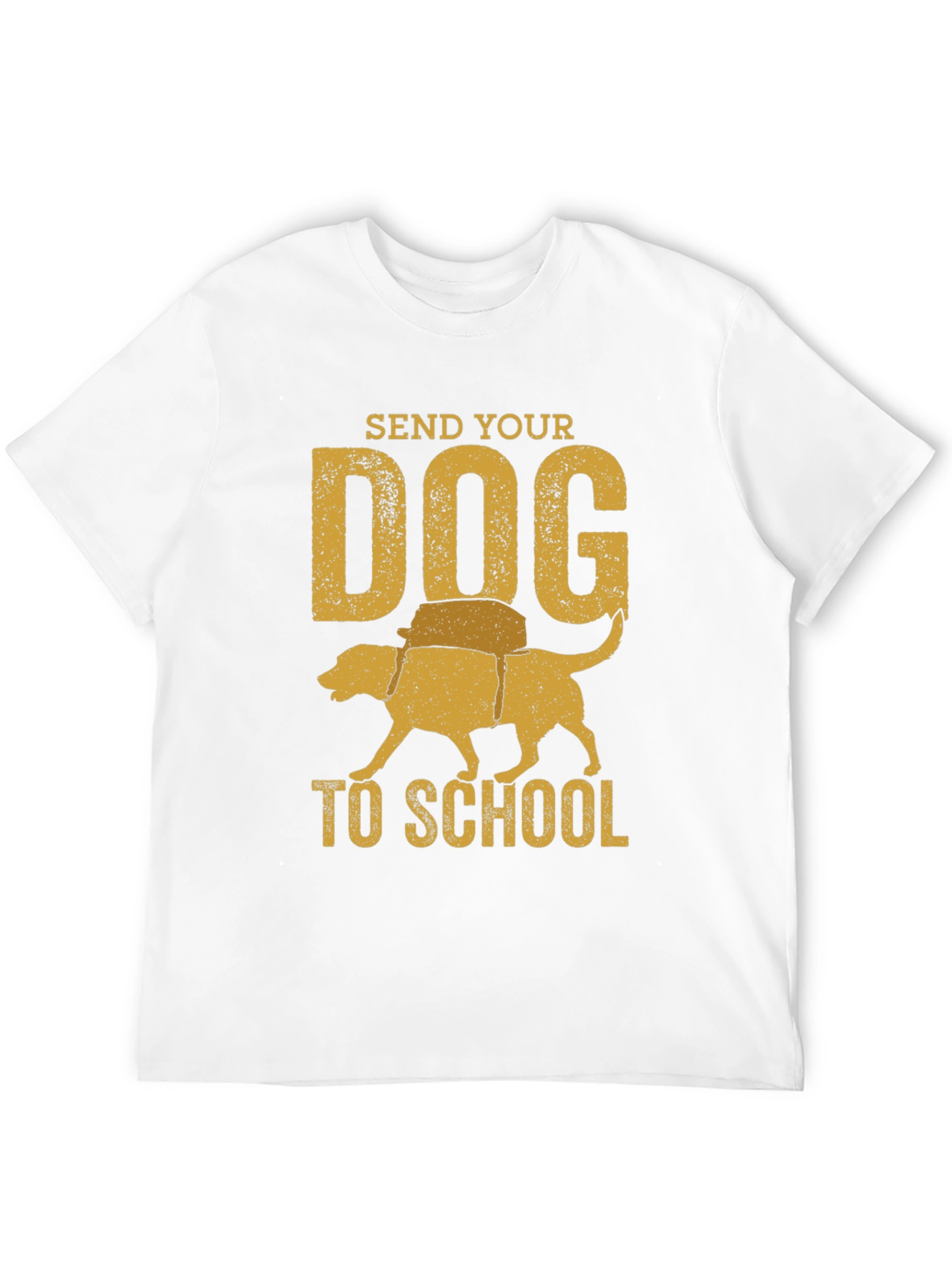 Send Your Dog To School Graphic T-Shirt