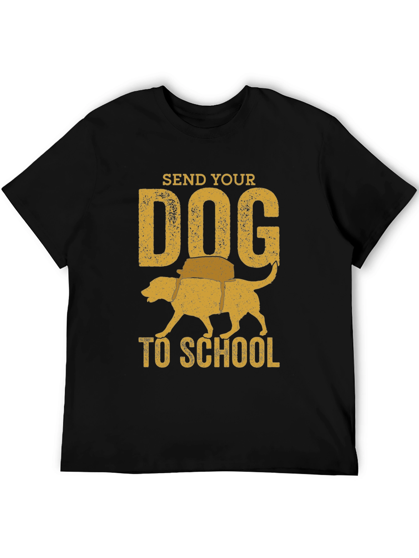 Send Your Dog To School Graphic T-Shirt