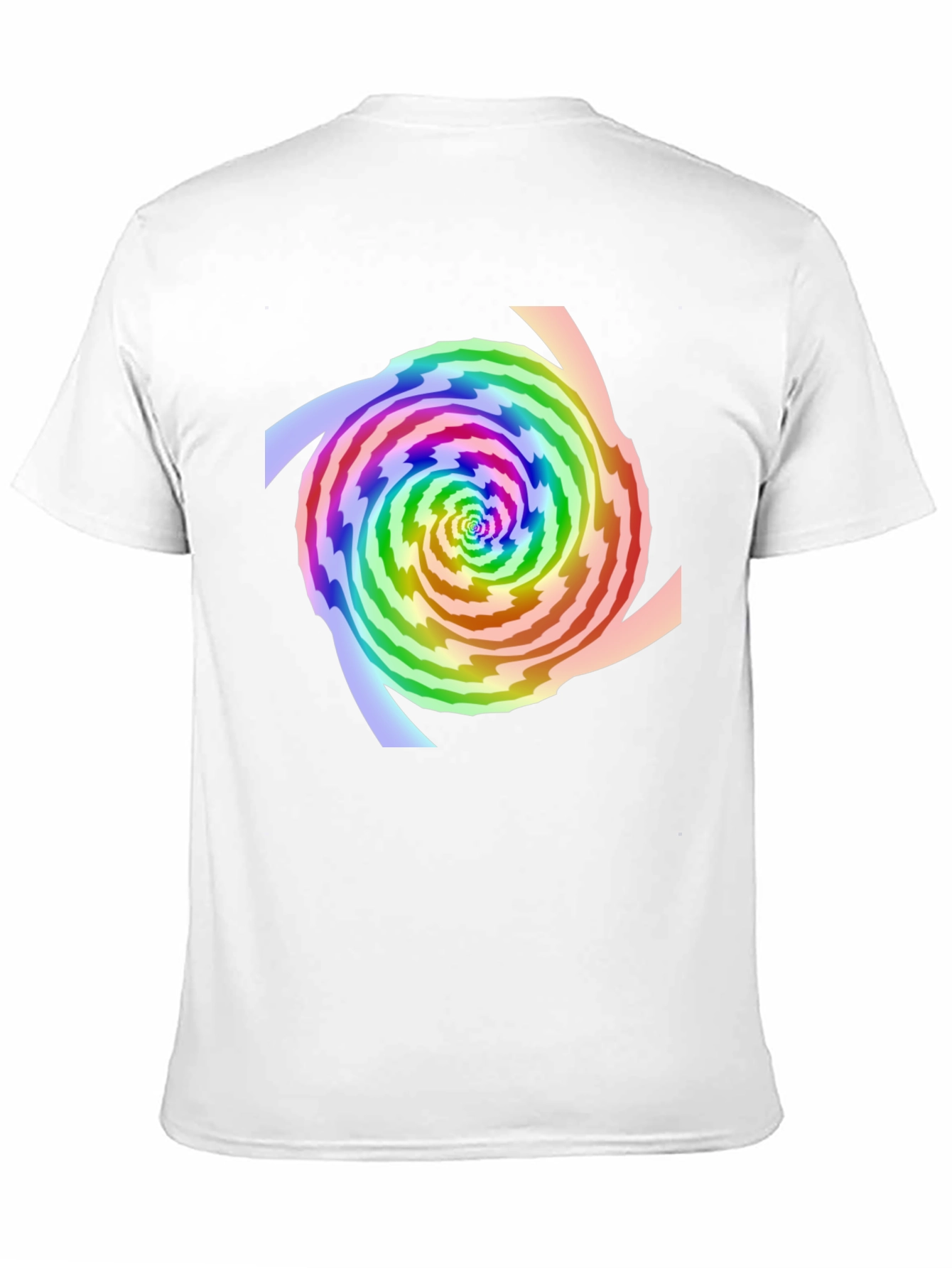Rainbow Swirl Graphic Tee - Modern Style