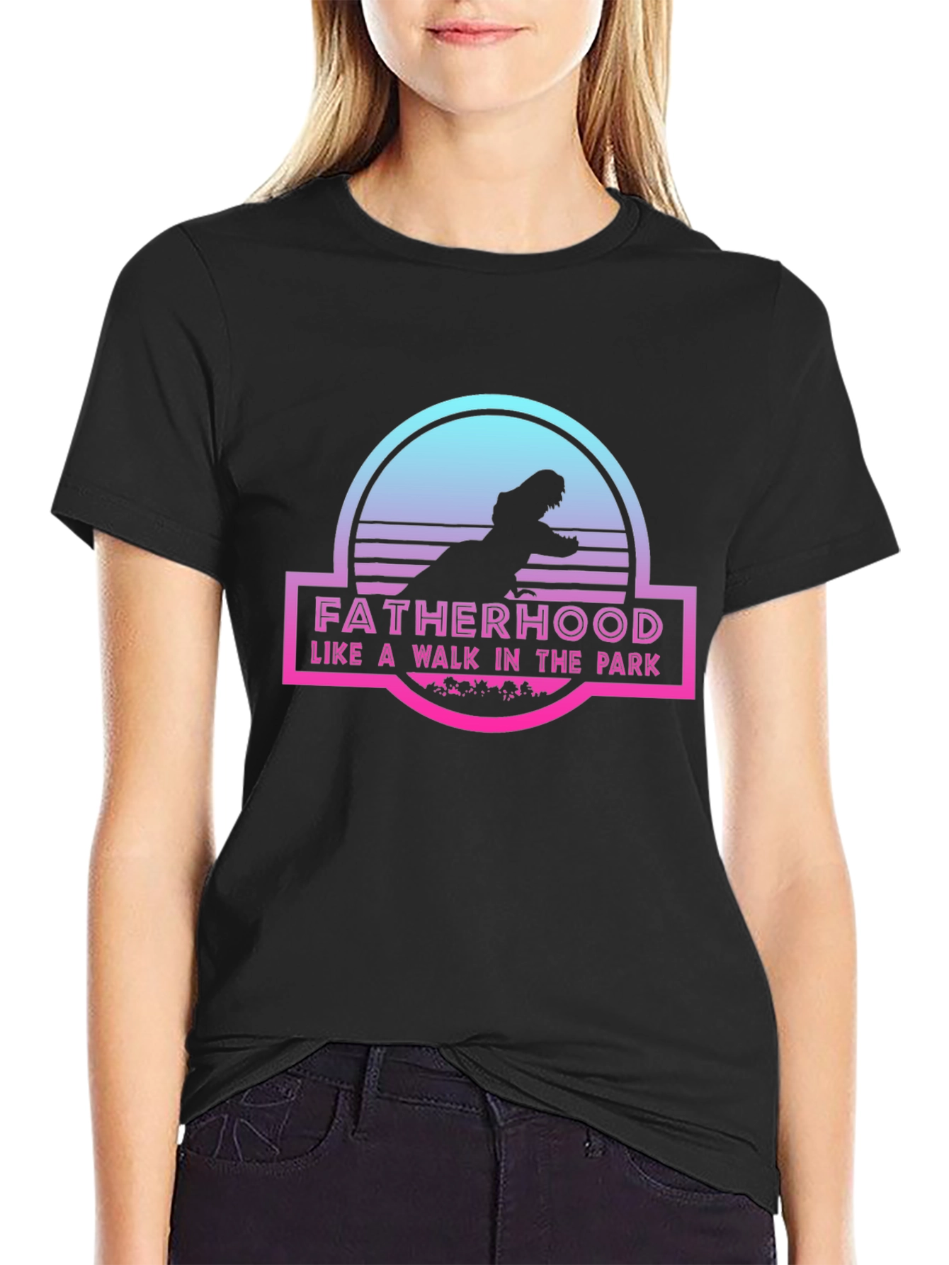 Fatherhood Jurassic Park Inspired T-Shirt