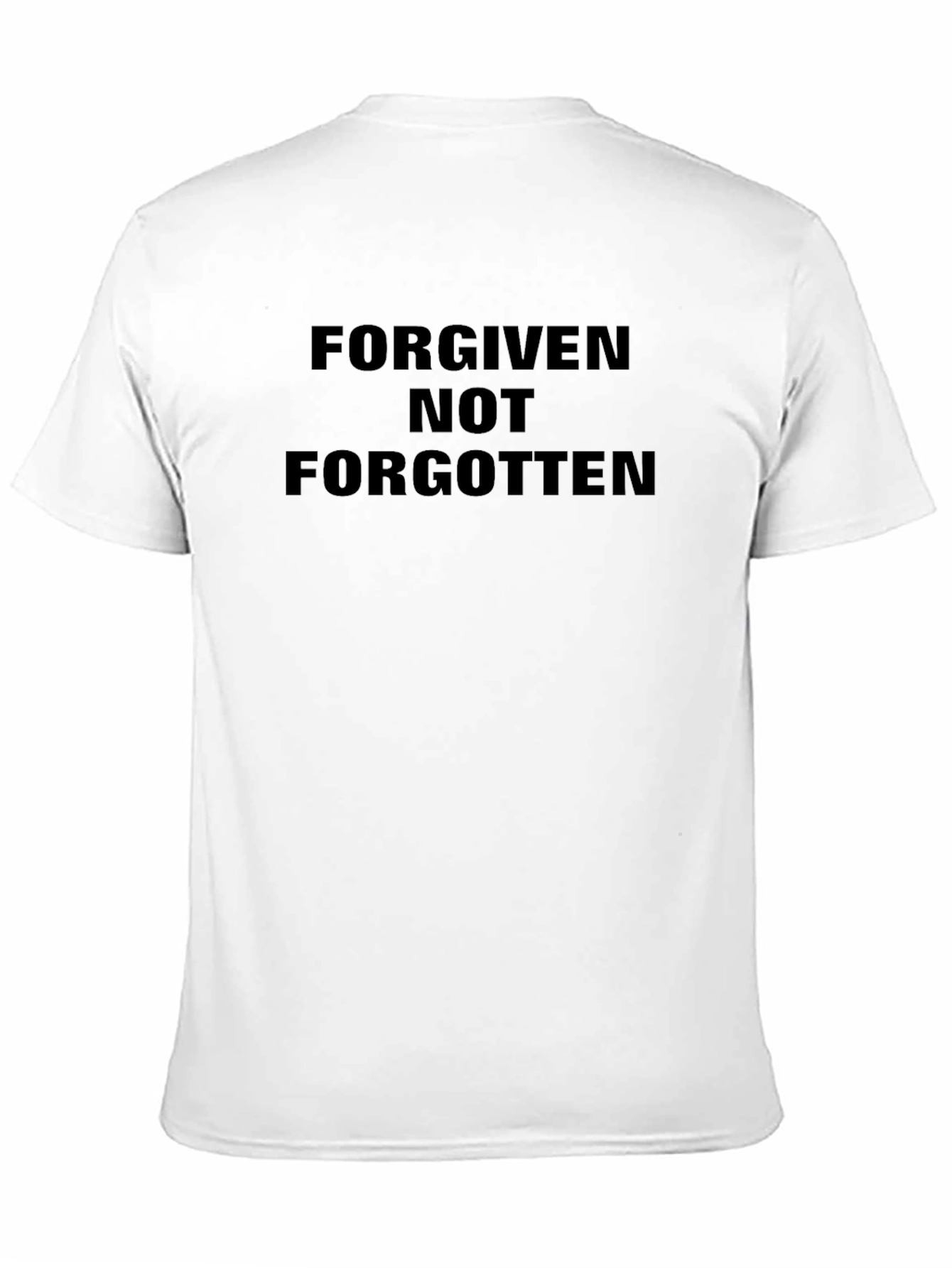 Forgiven Not Forgotten Graphic Tee - Black
