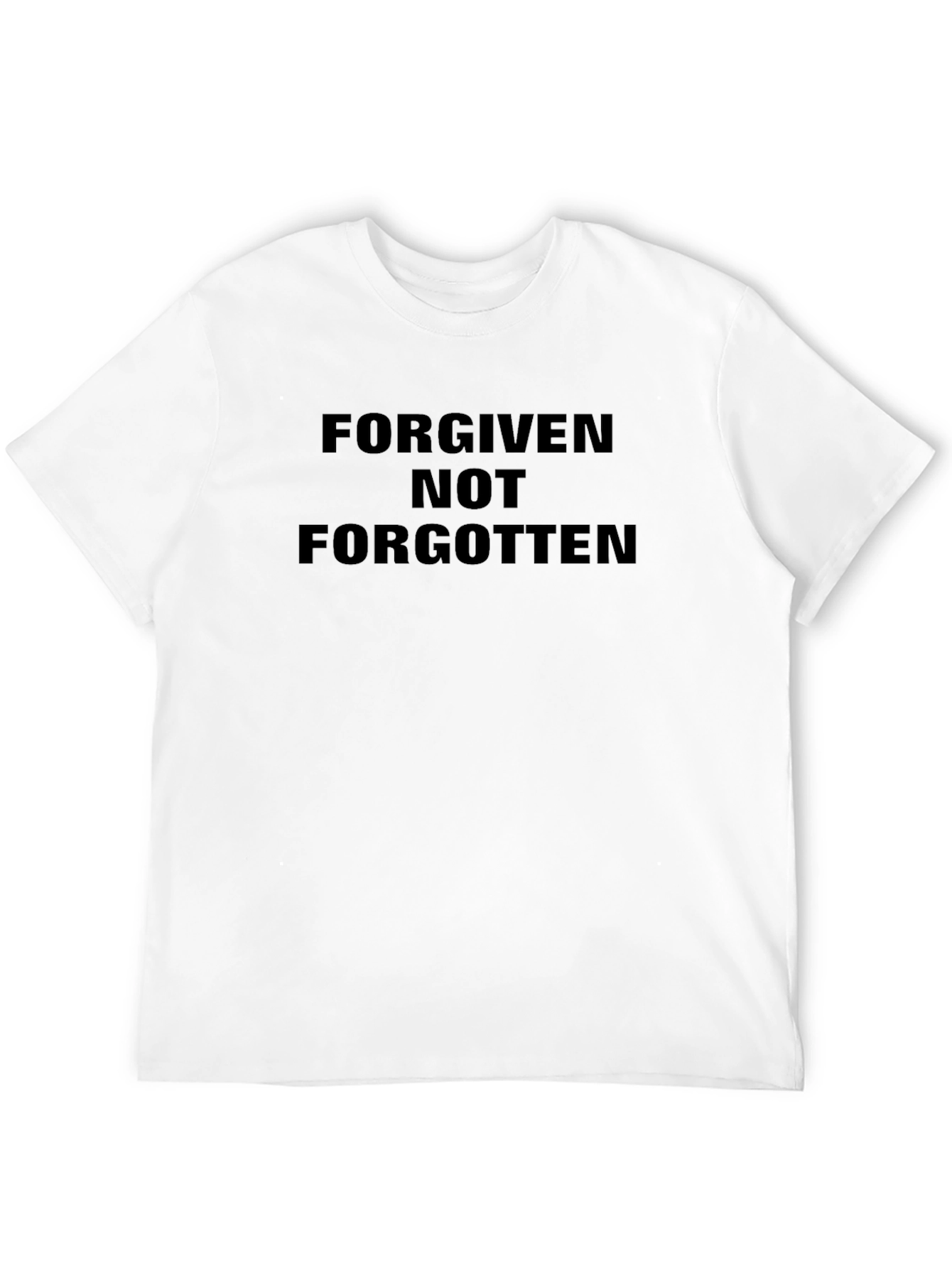 Forgiven Not Forgotten Graphic Tee - Black