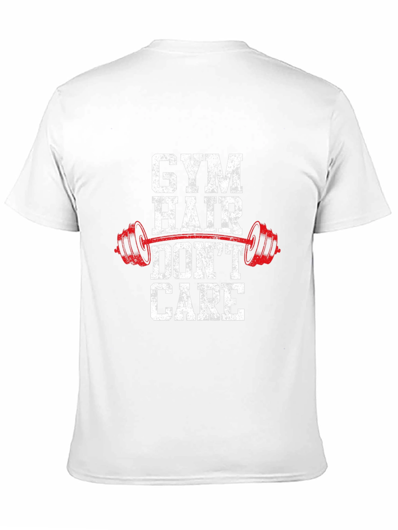Gym Hair Dont Care Graphic Tee - Fitness Apparel