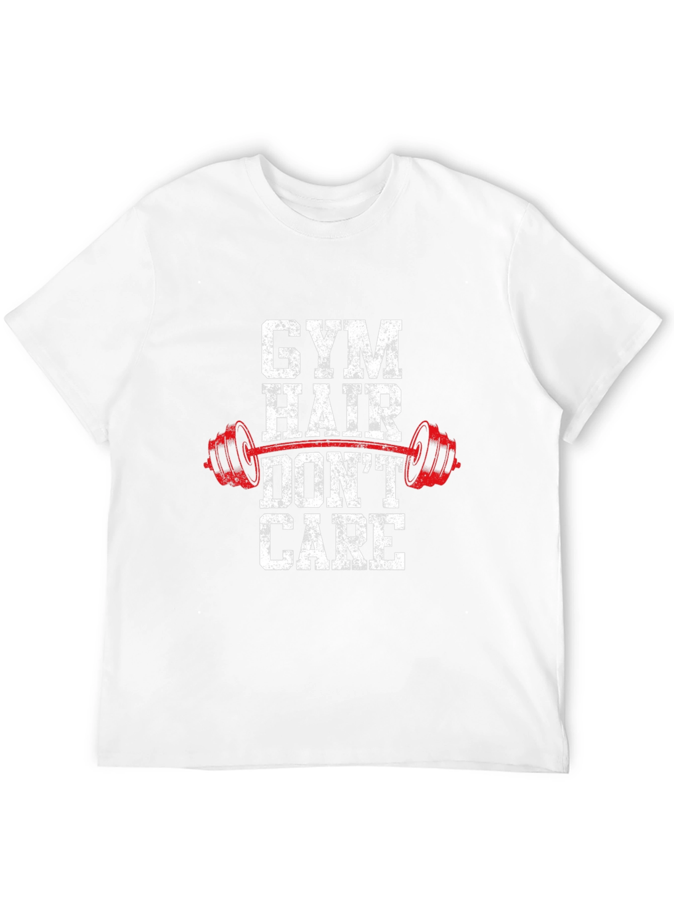 Gym Hair Dont Care Graphic Tee - Fitness Apparel