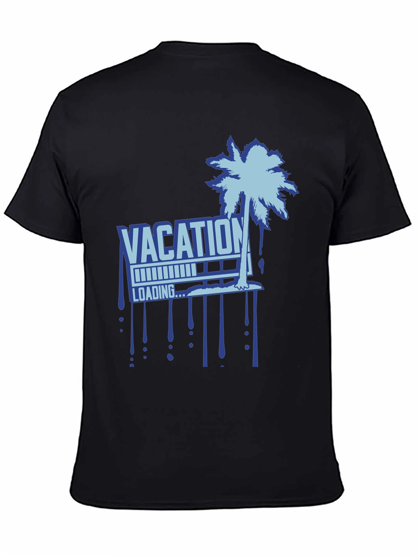 Vacation Loading Palm Tree Graphic T-Shirt