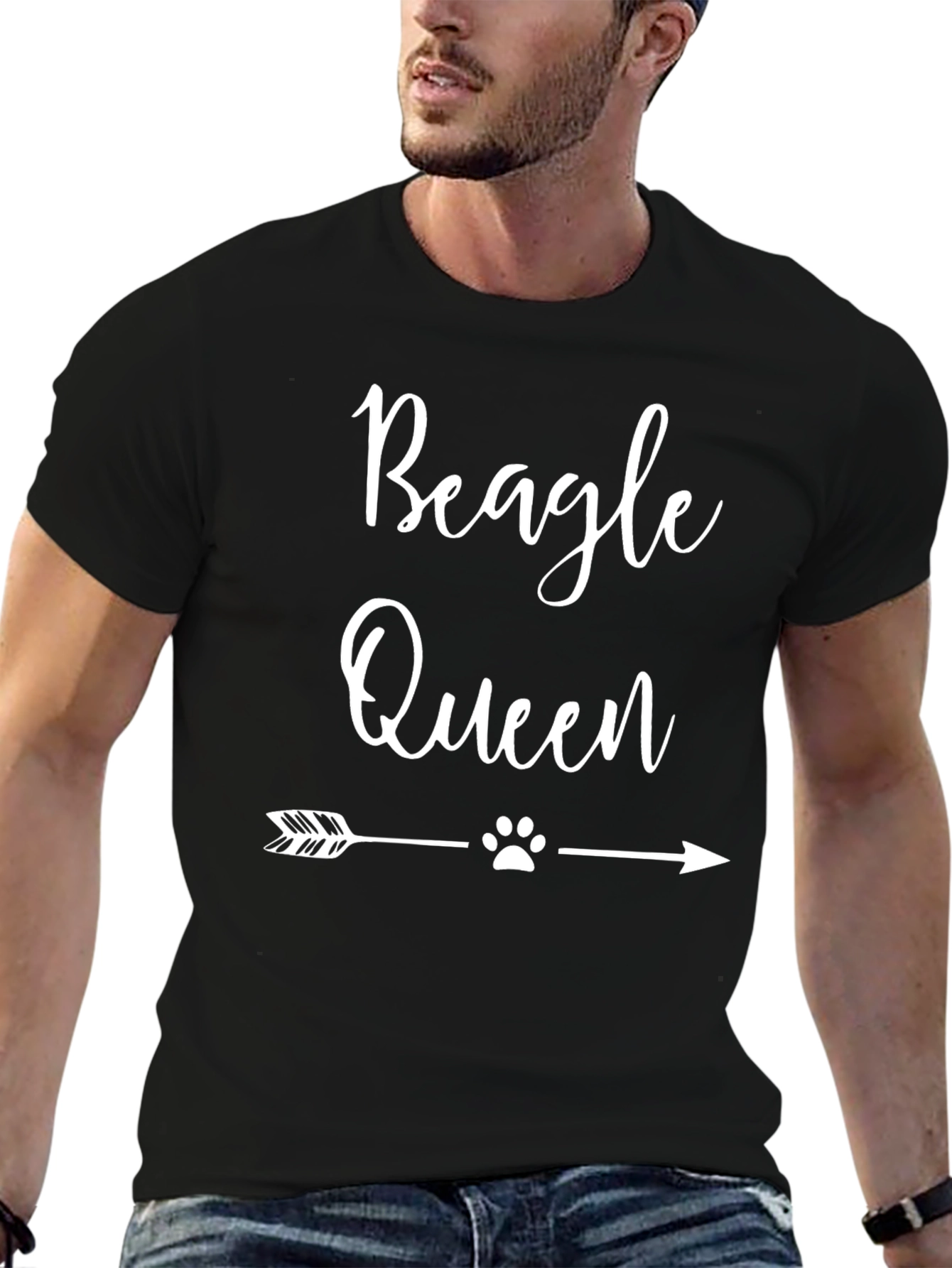 Beagle Queen Graphic Tee - Dog Lover T-Shirt