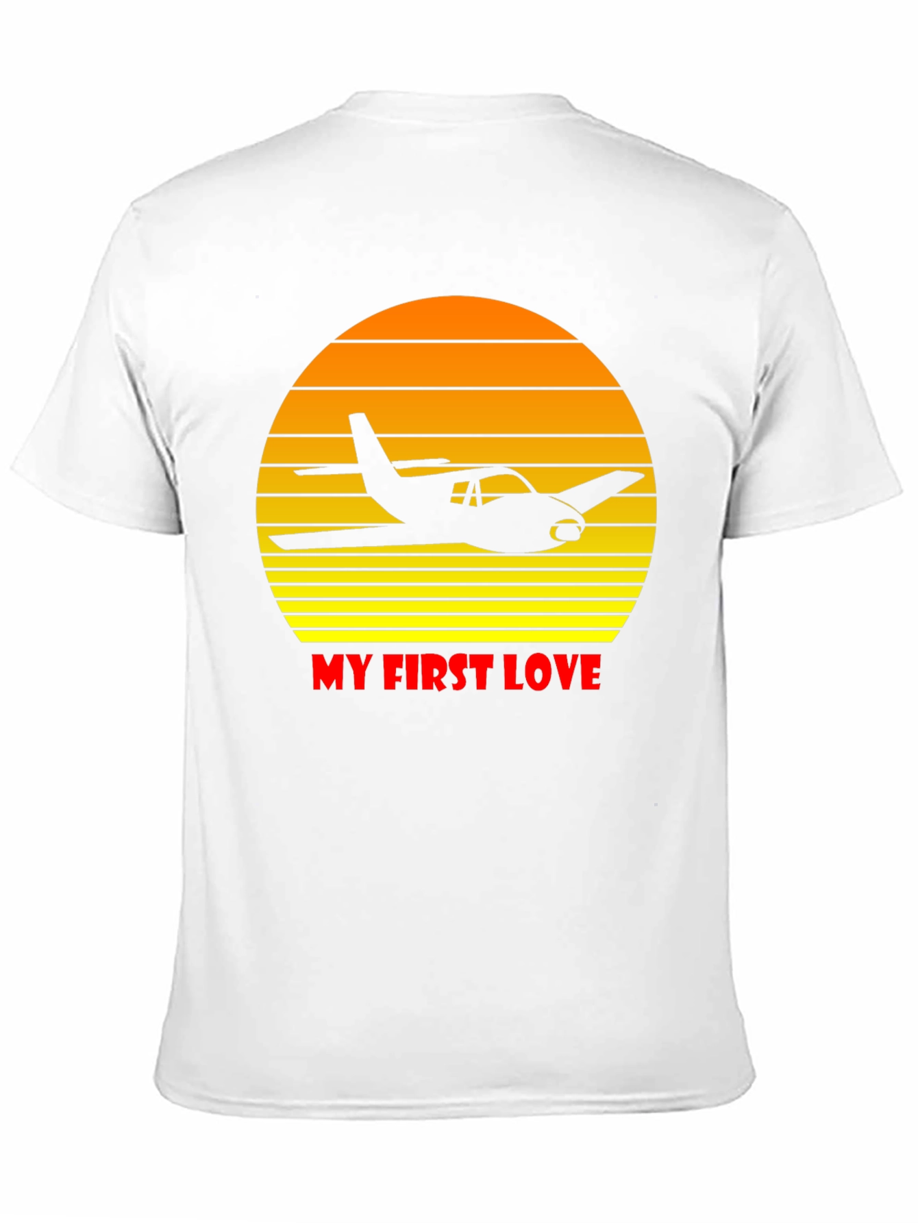 Pilots First Love T-Shirt - Airplane Graphic Tee