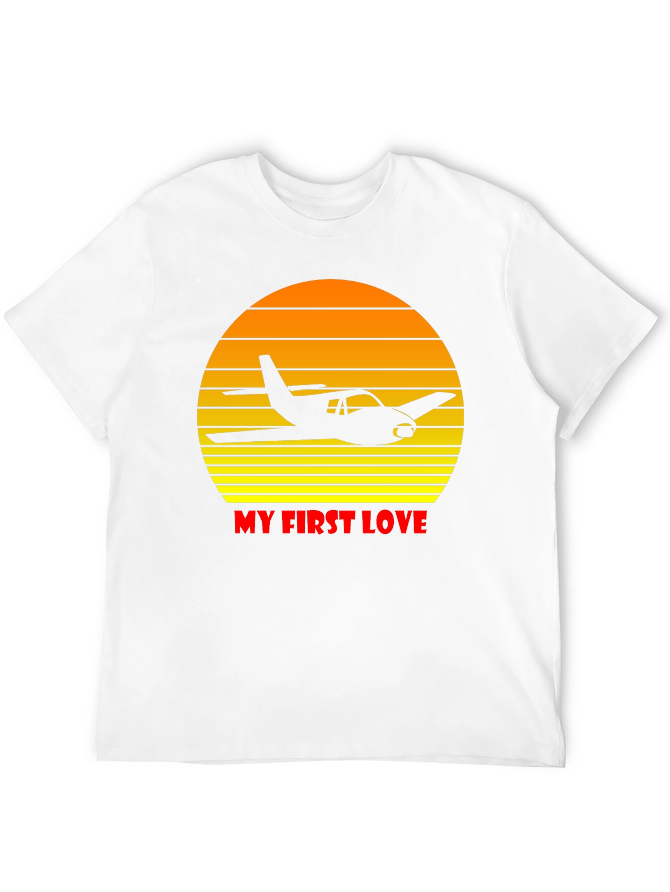 Pilots First Love T-Shirt - Airplane Graphic Tee