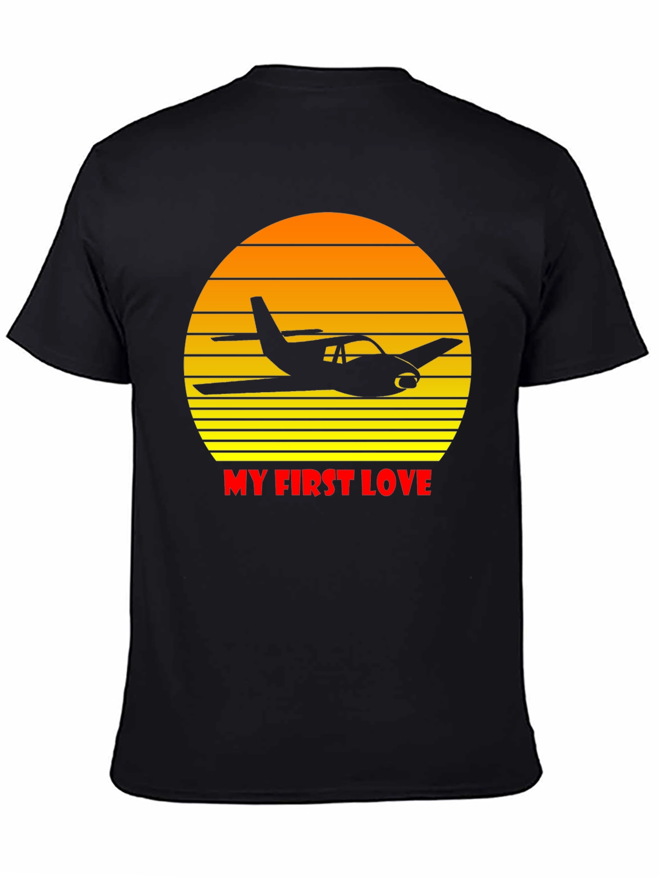 Pilots First Love T-Shirt - Airplane Graphic Tee