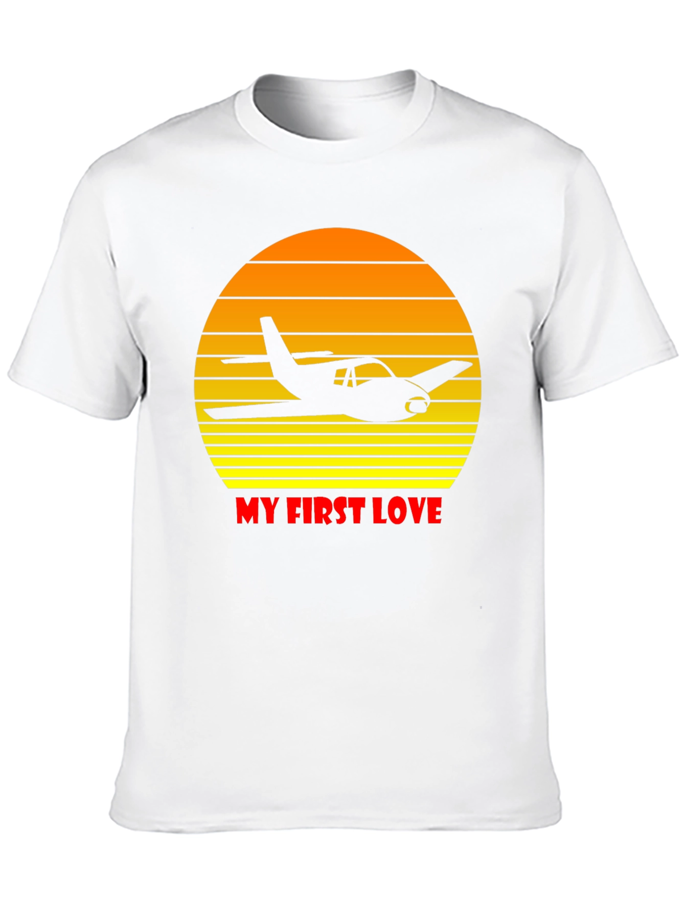 Pilots First Love T-Shirt - Airplane Graphic Tee