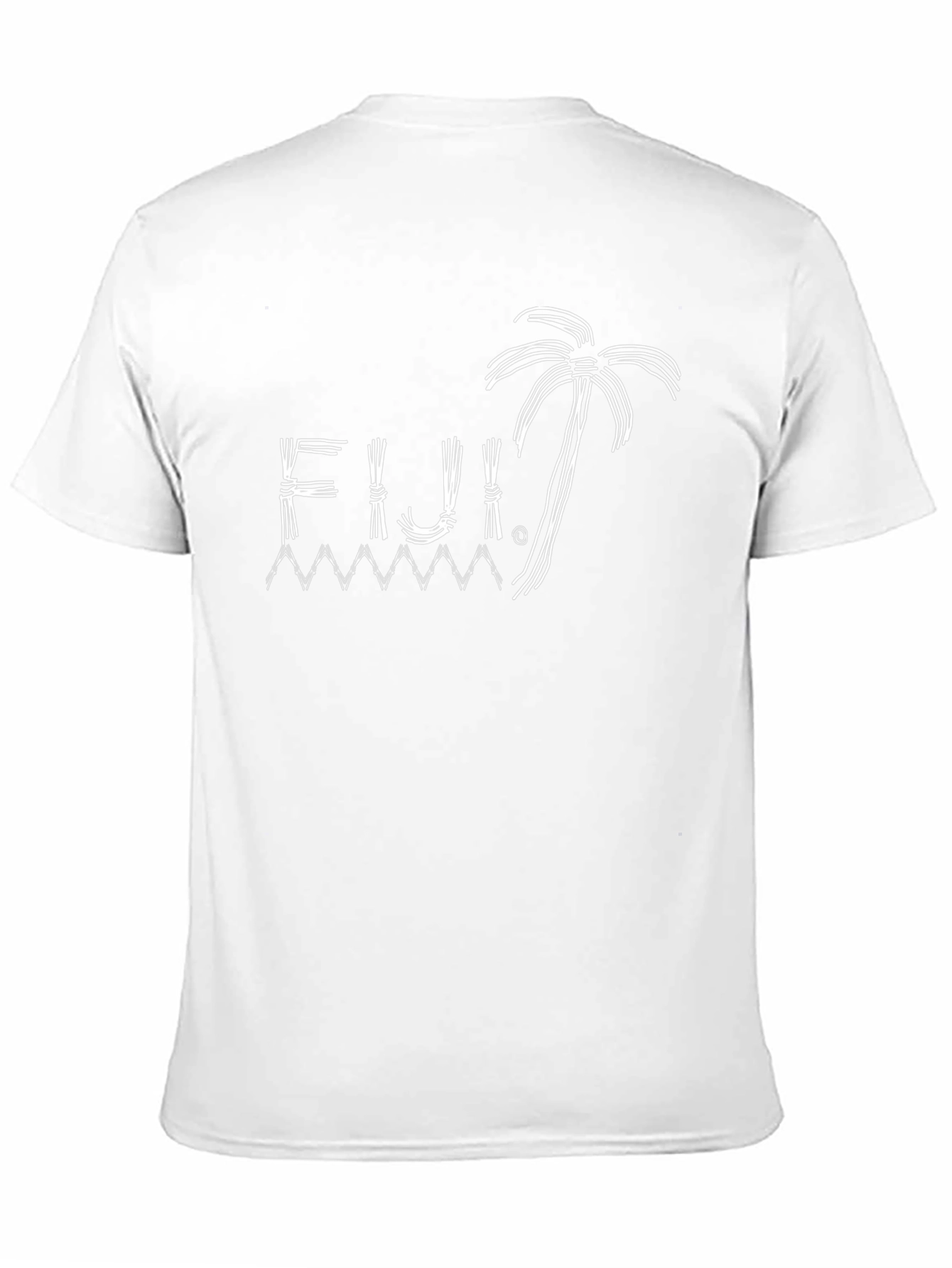 Fiji Island Graphic Tee - Black Cotton T-Shirt