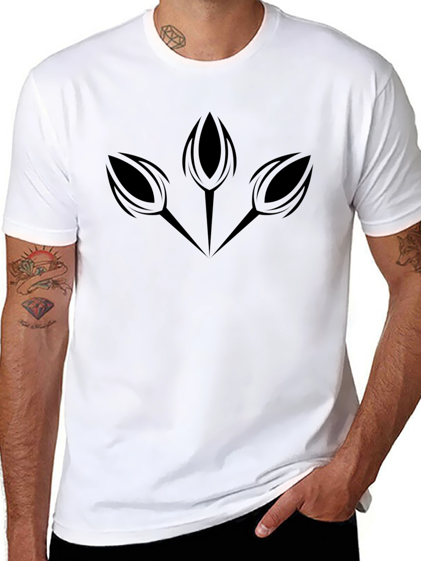 Mystic Emblem Black T-Shirt