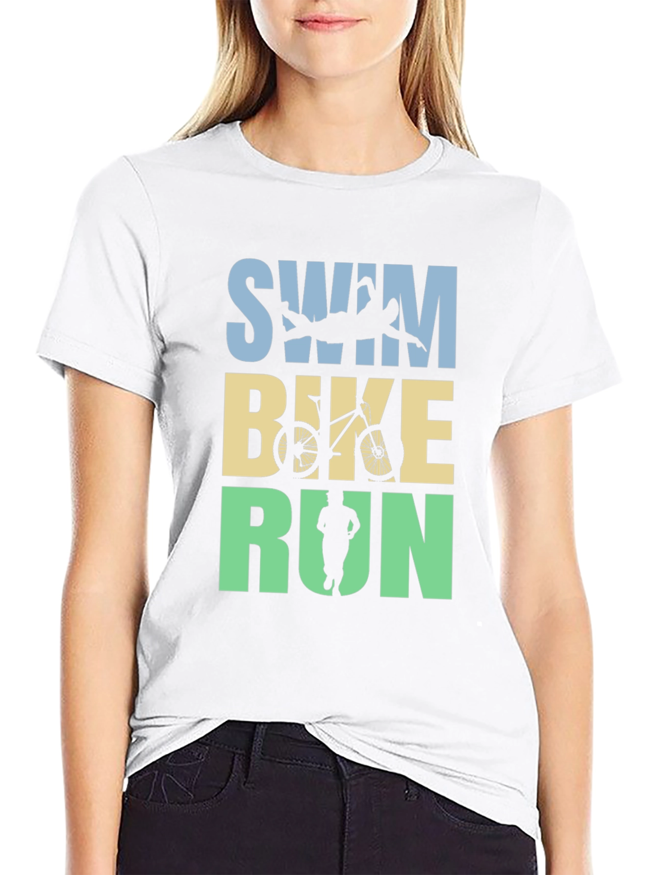 Triathlon Swim Bike Run T-Shirt