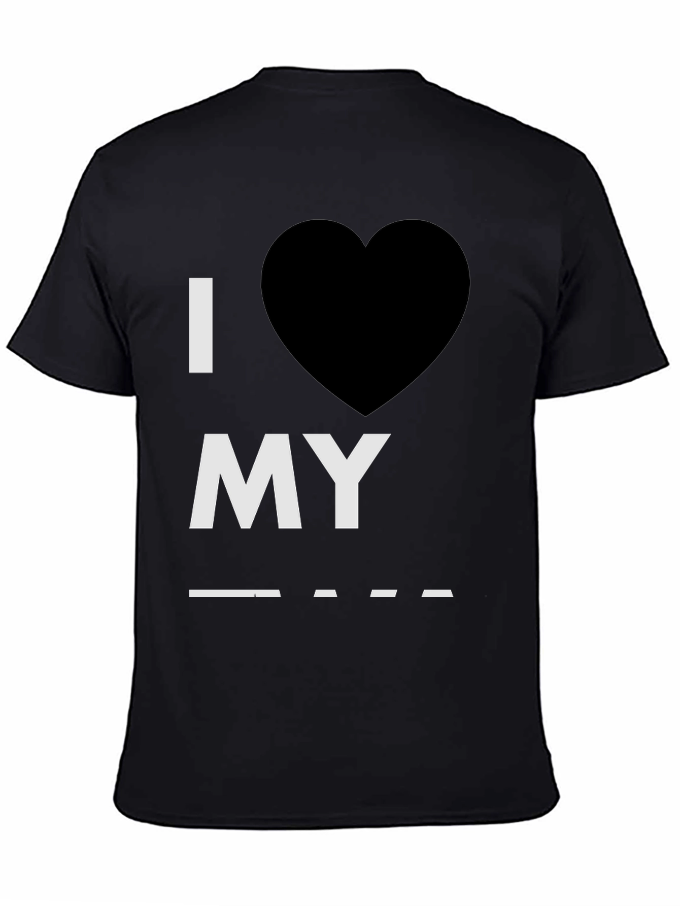 I Heart My Blank T-Shirt - Customizable