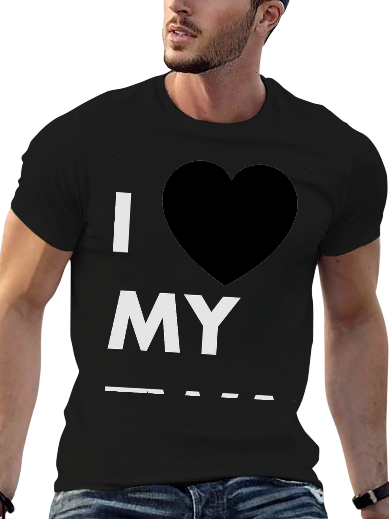 I Heart My Blank T-Shirt - Customizable