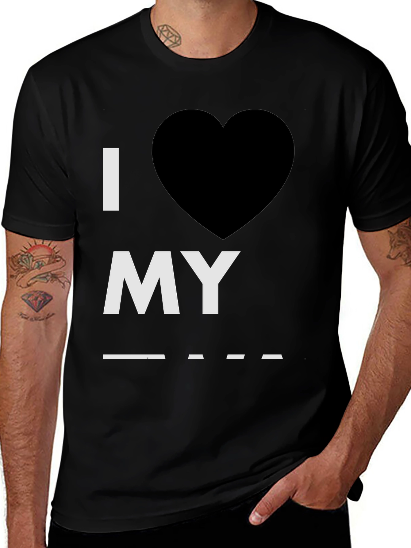 I Heart My Blank T-Shirt - Customizable