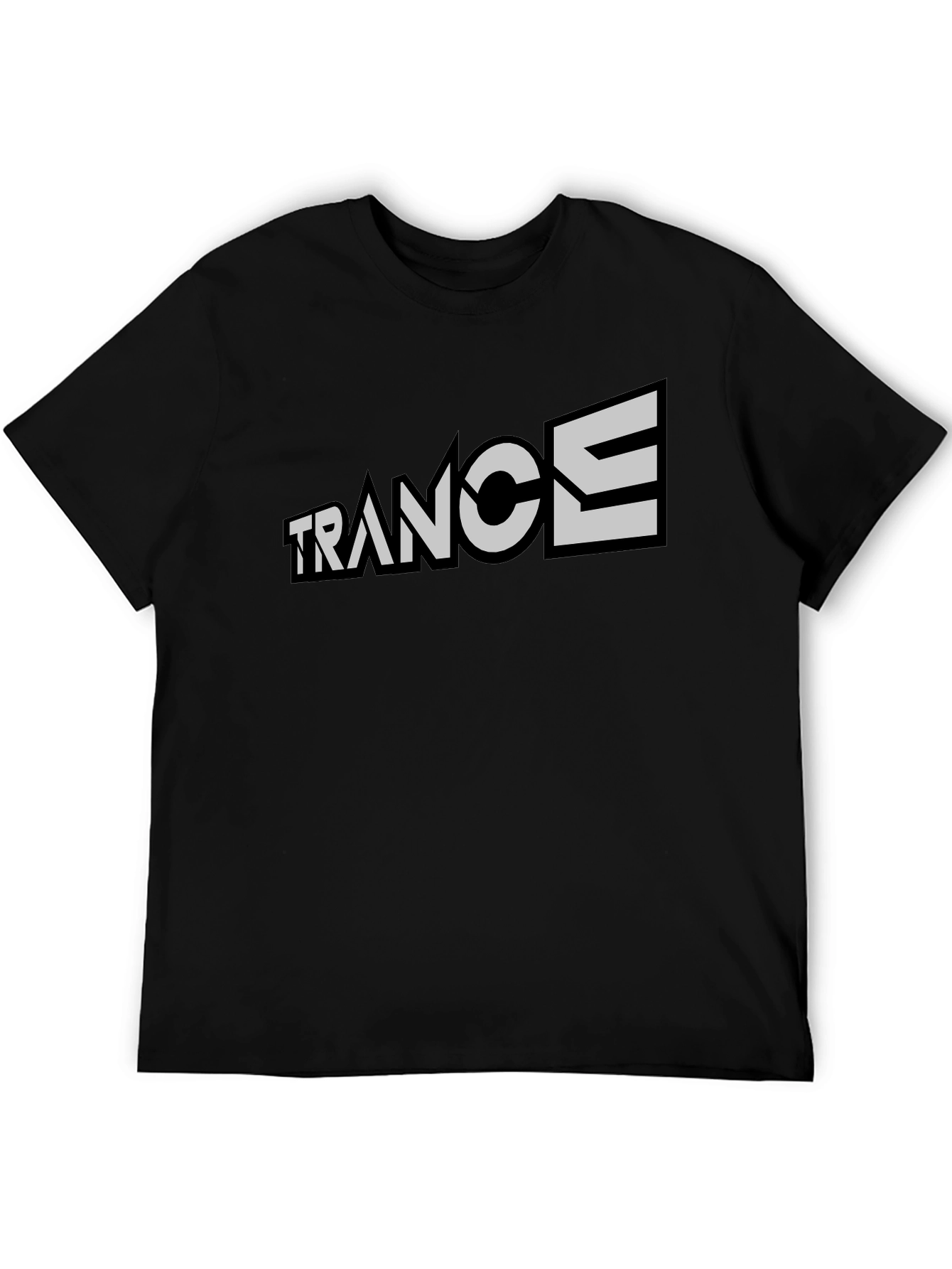 Trance Music Graphic T-Shirt - Black