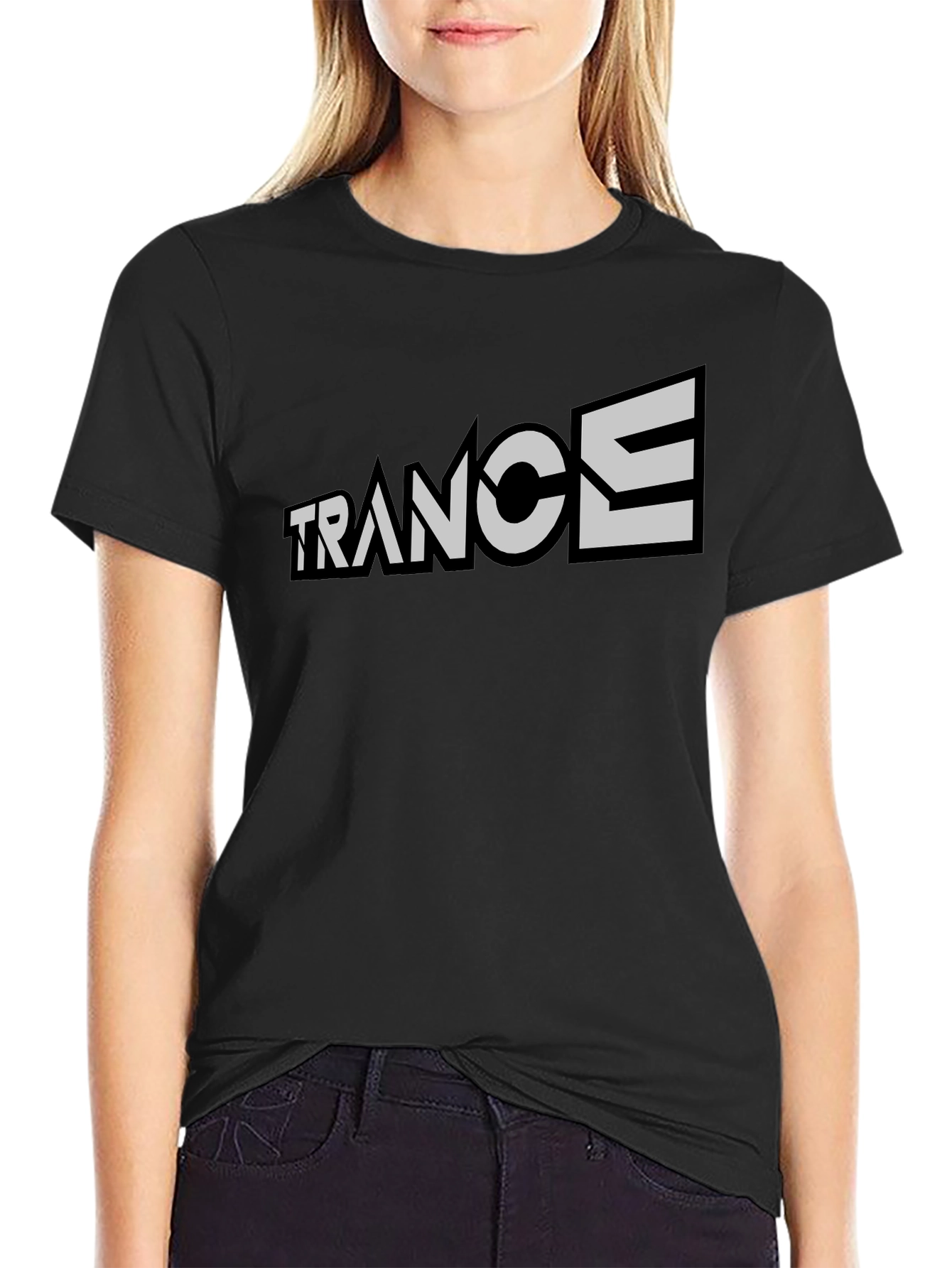 Trance Music Graphic T-Shirt - Black