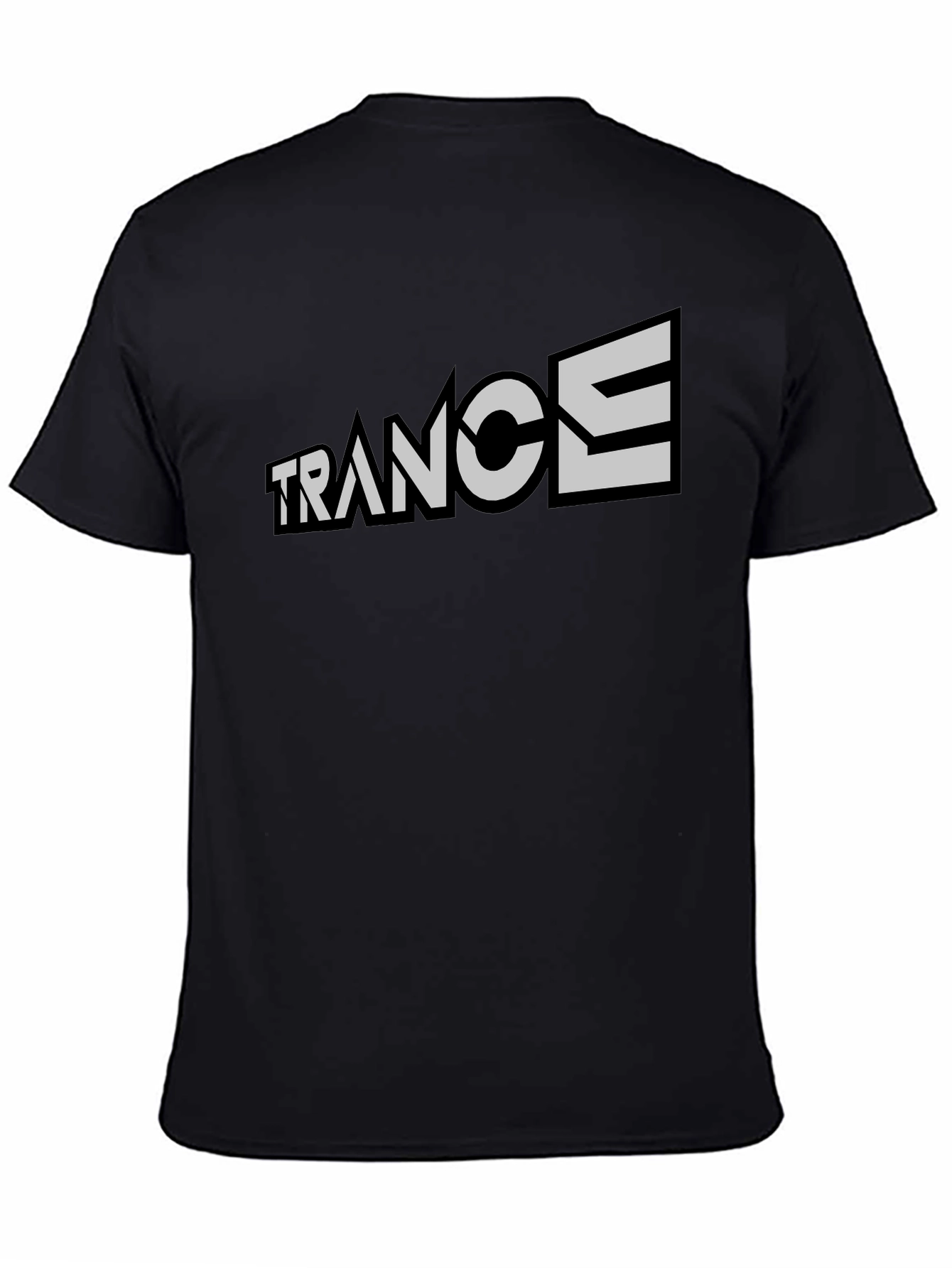 Trance Music Graphic T-Shirt - Black