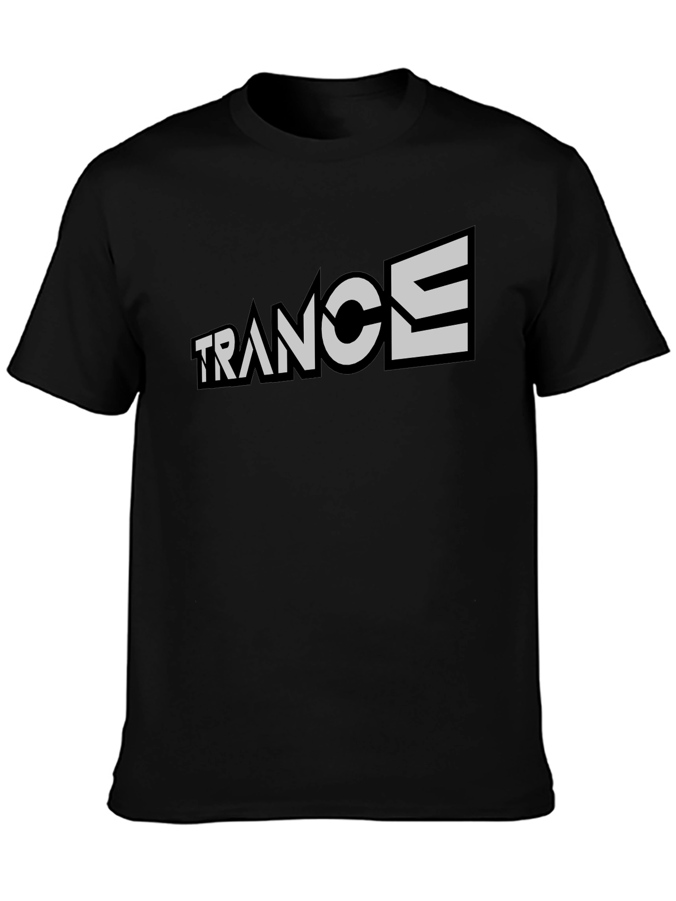 Trance Music Graphic T-Shirt - Black