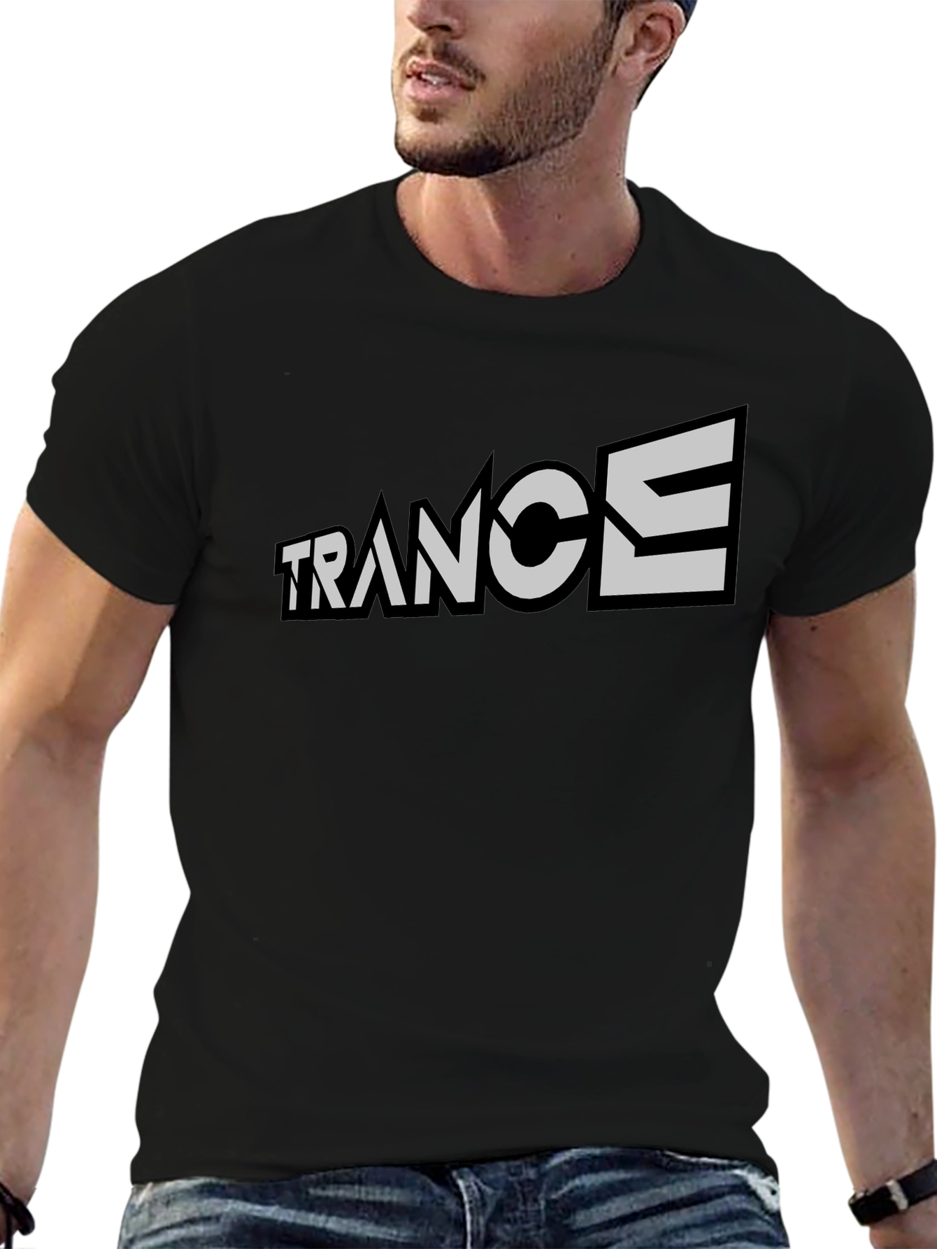 Trance Music Graphic T-Shirt - Black