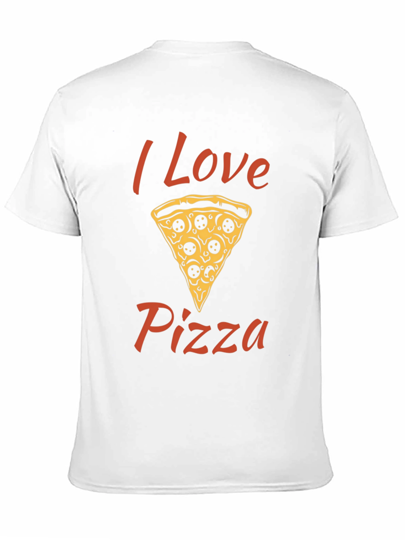 I Love Pizza Graphic T-Shirt - Black