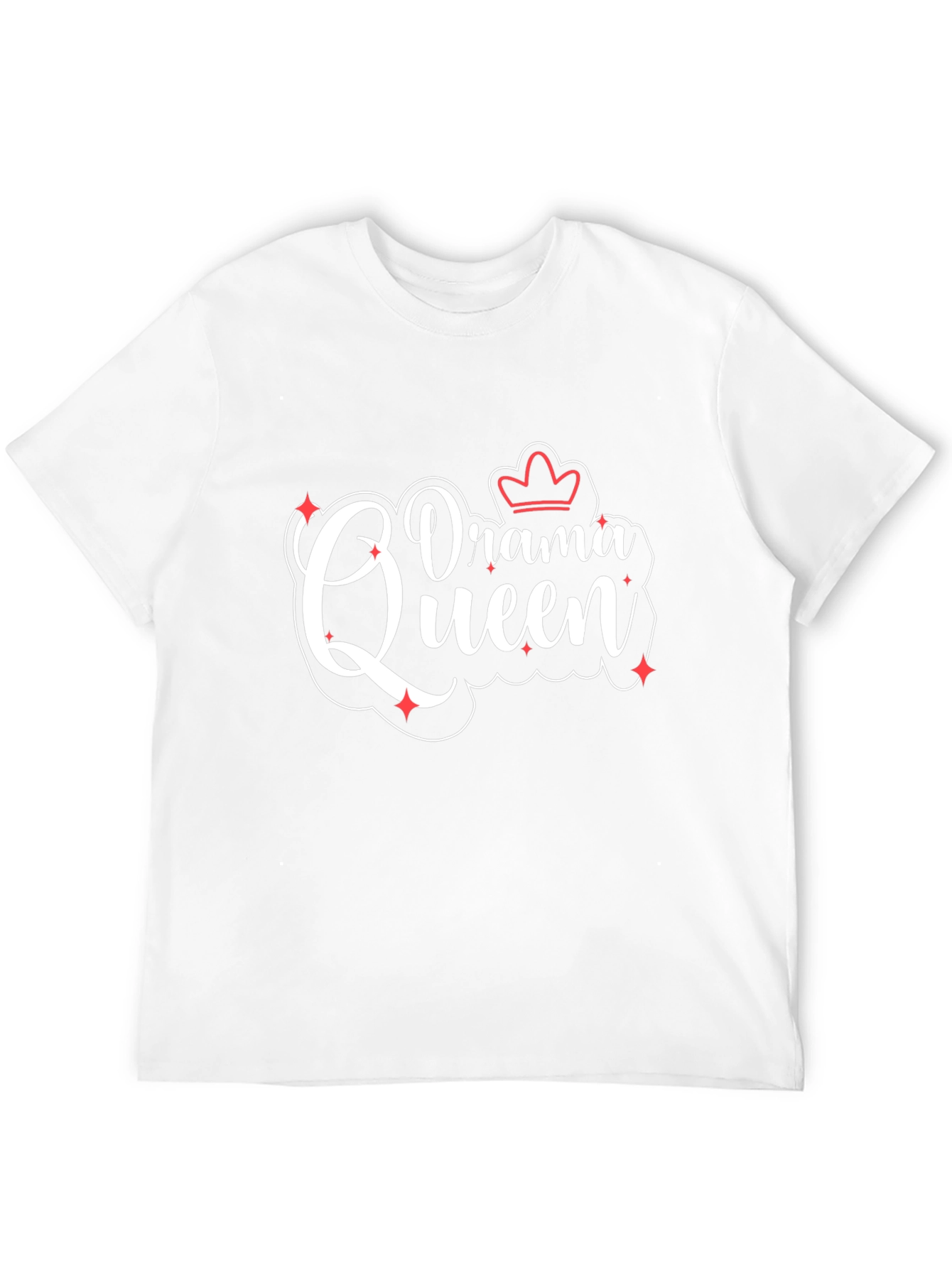 Drama Queen T-Shirt - Black Cotton Tee