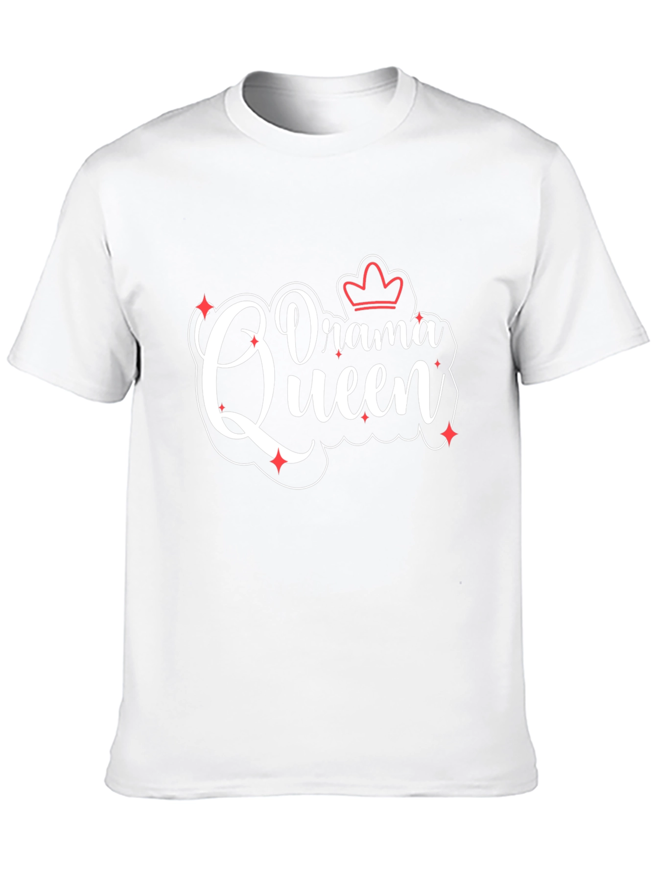 Drama Queen T-Shirt - Black Cotton Tee