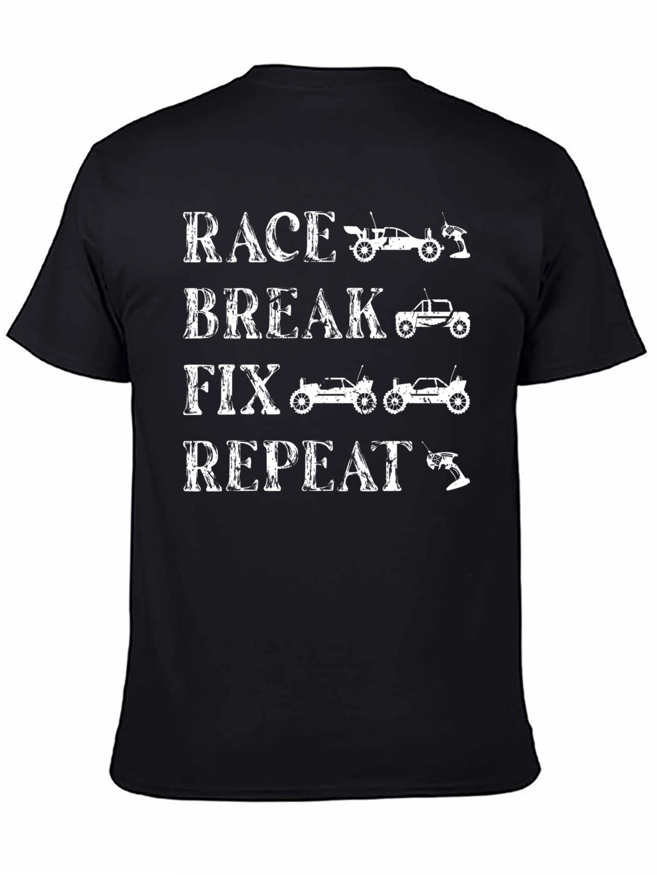 Race Break Fix Repeat RC Car T-Shirt