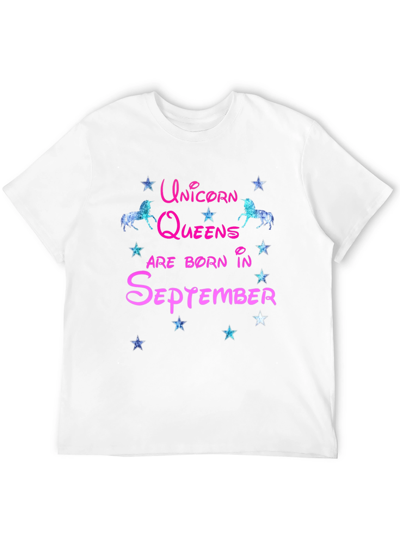 Unicorn Queens September Birthday T-Shirt