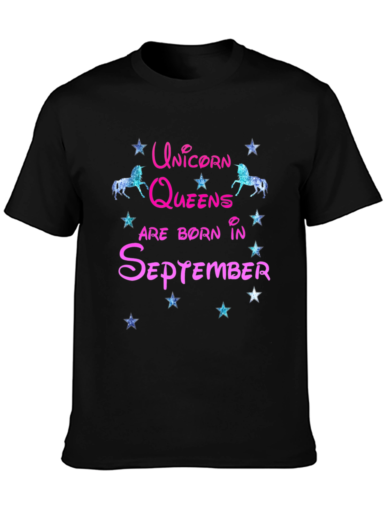 Unicorn Queens September Birthday T-Shirt