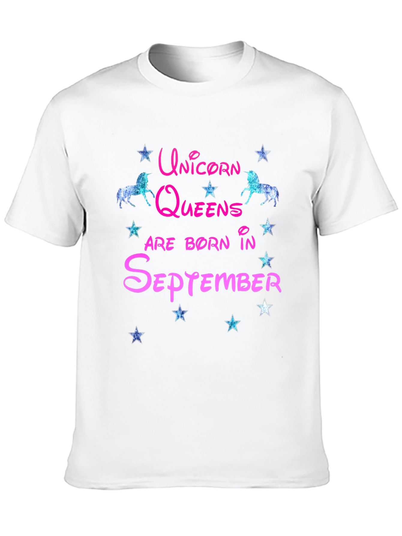 Unicorn Queens September Birthday T-Shirt