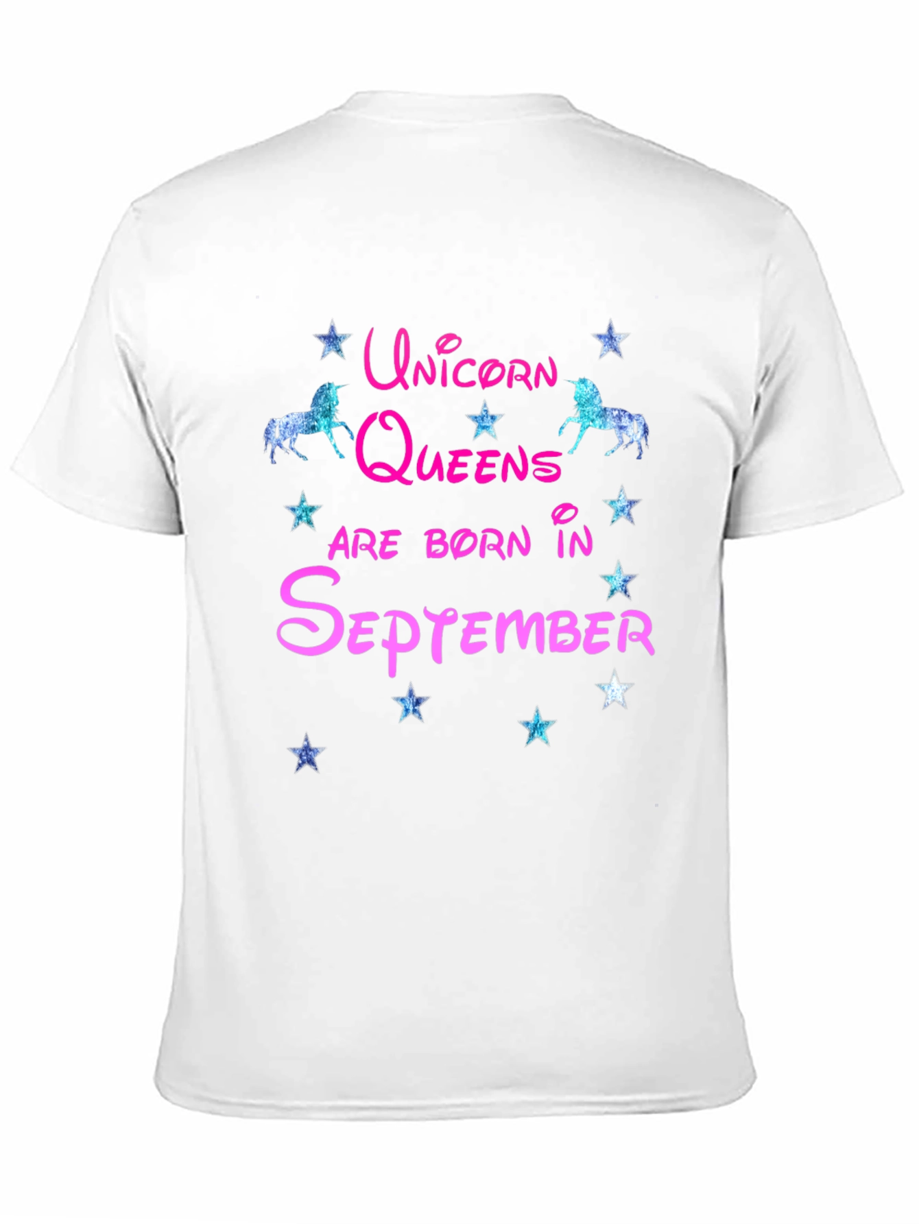 Unicorn Queens September Birthday T-Shirt