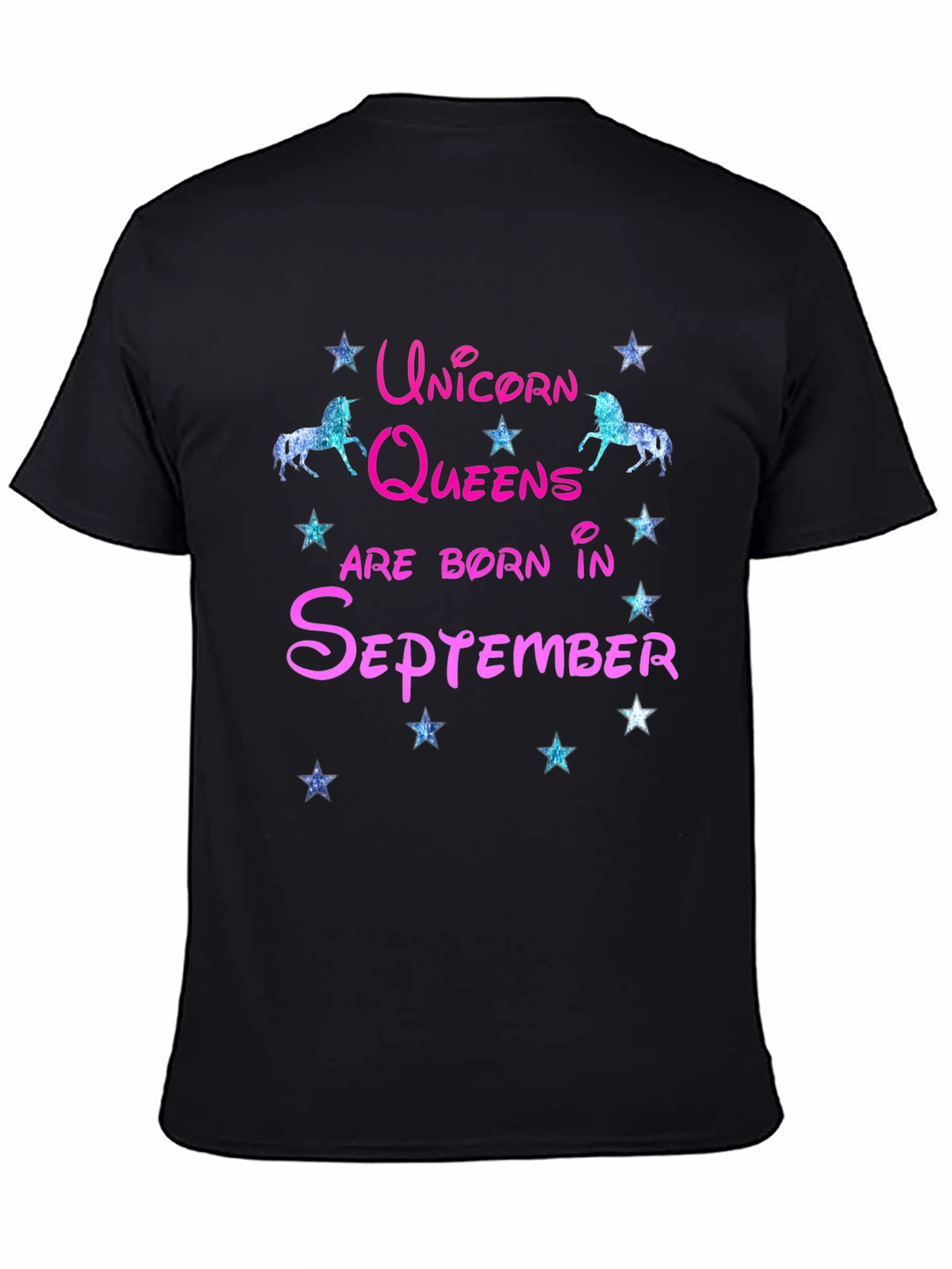 Unicorn Queens September Birthday T-Shirt