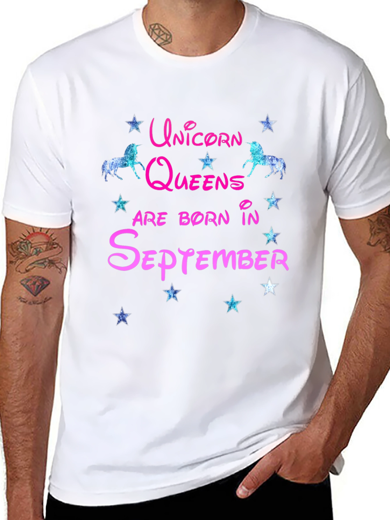 Unicorn Queens September Birthday T-Shirt
