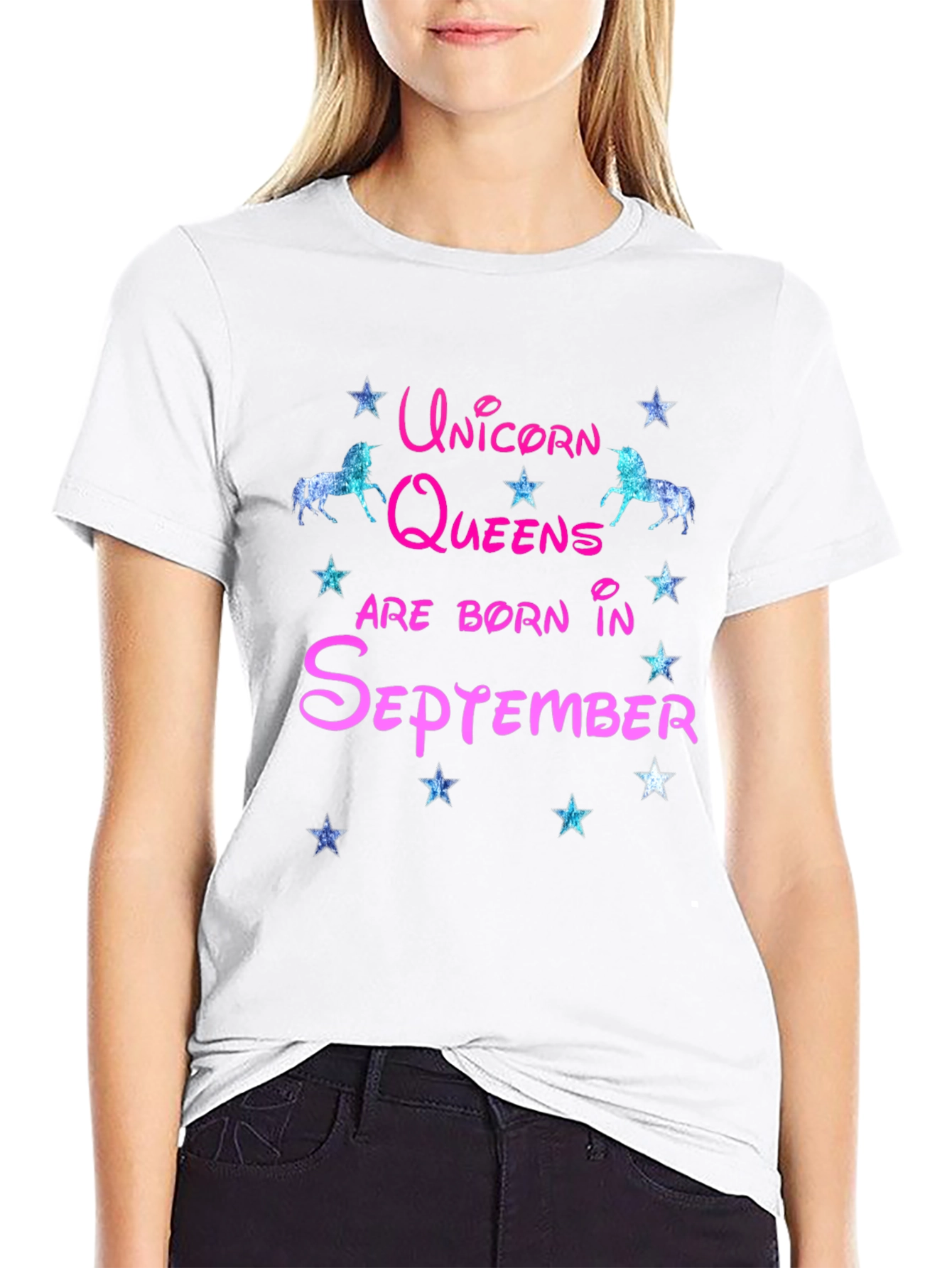 Unicorn Queens September Birthday T-Shirt