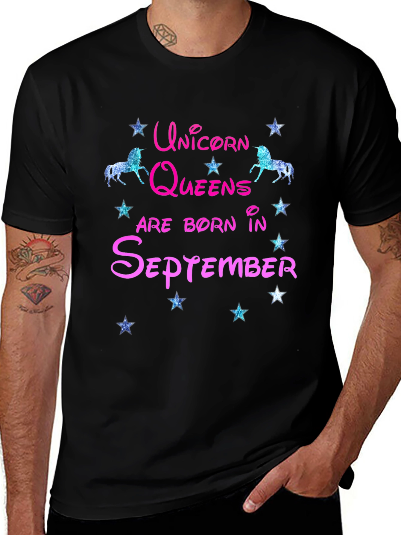 Unicorn Queens September Birthday T-Shirt