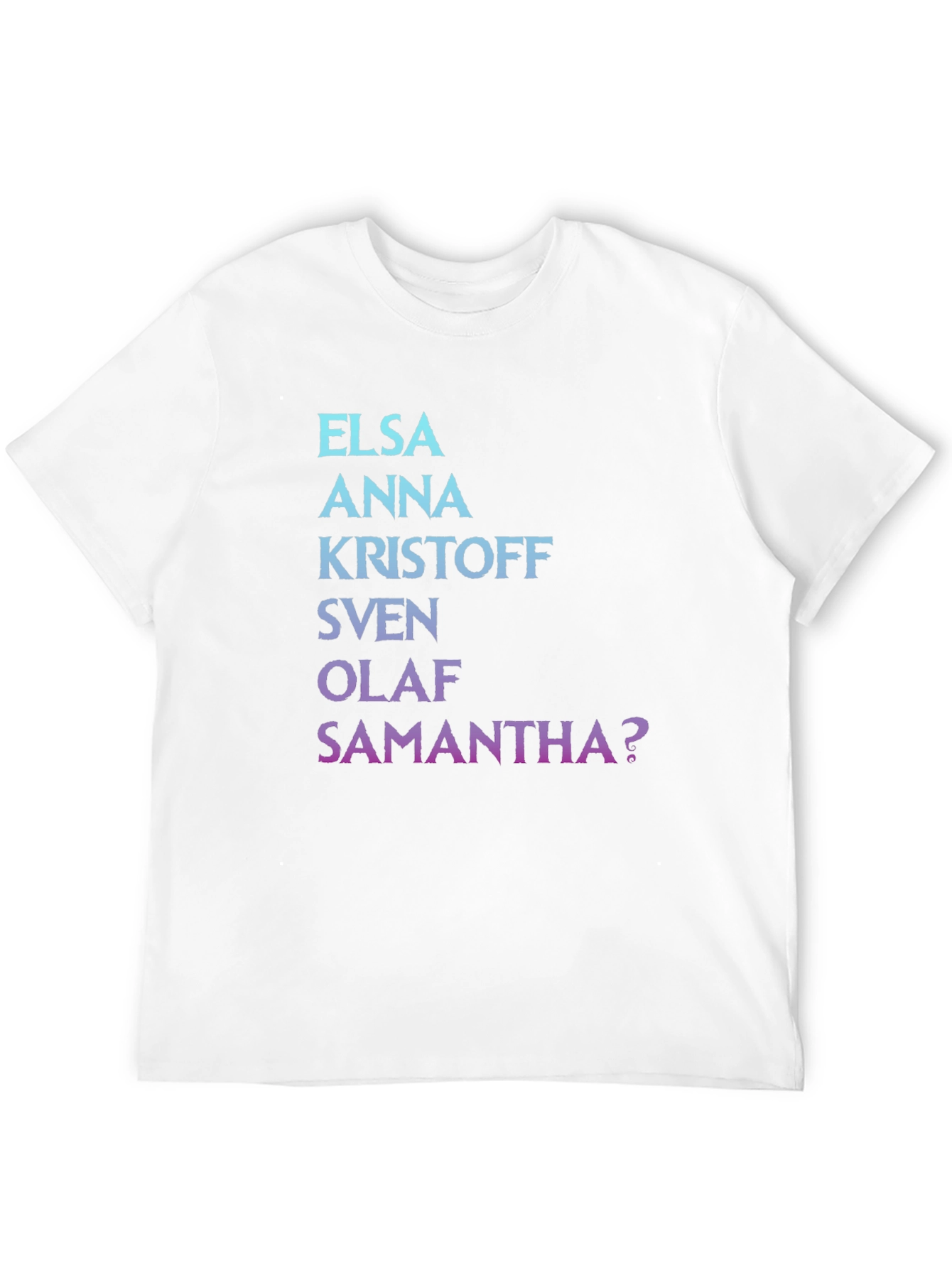 Frozen Characters T-Shirt: Elsa Anna Olaf & More!