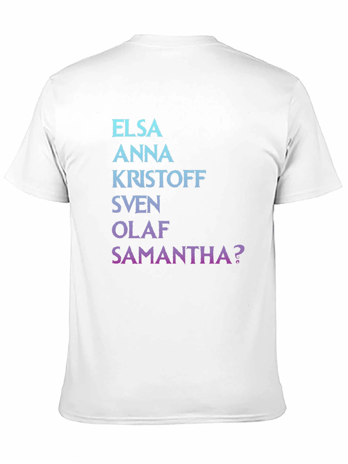 Frozen Characters T-Shirt: Elsa Anna Olaf & More!
