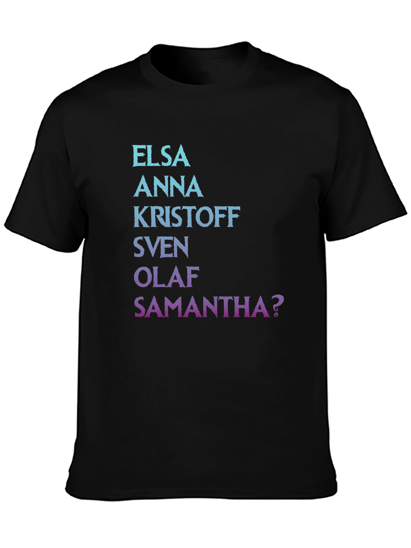 Frozen Characters T-Shirt: Elsa Anna Olaf & More!