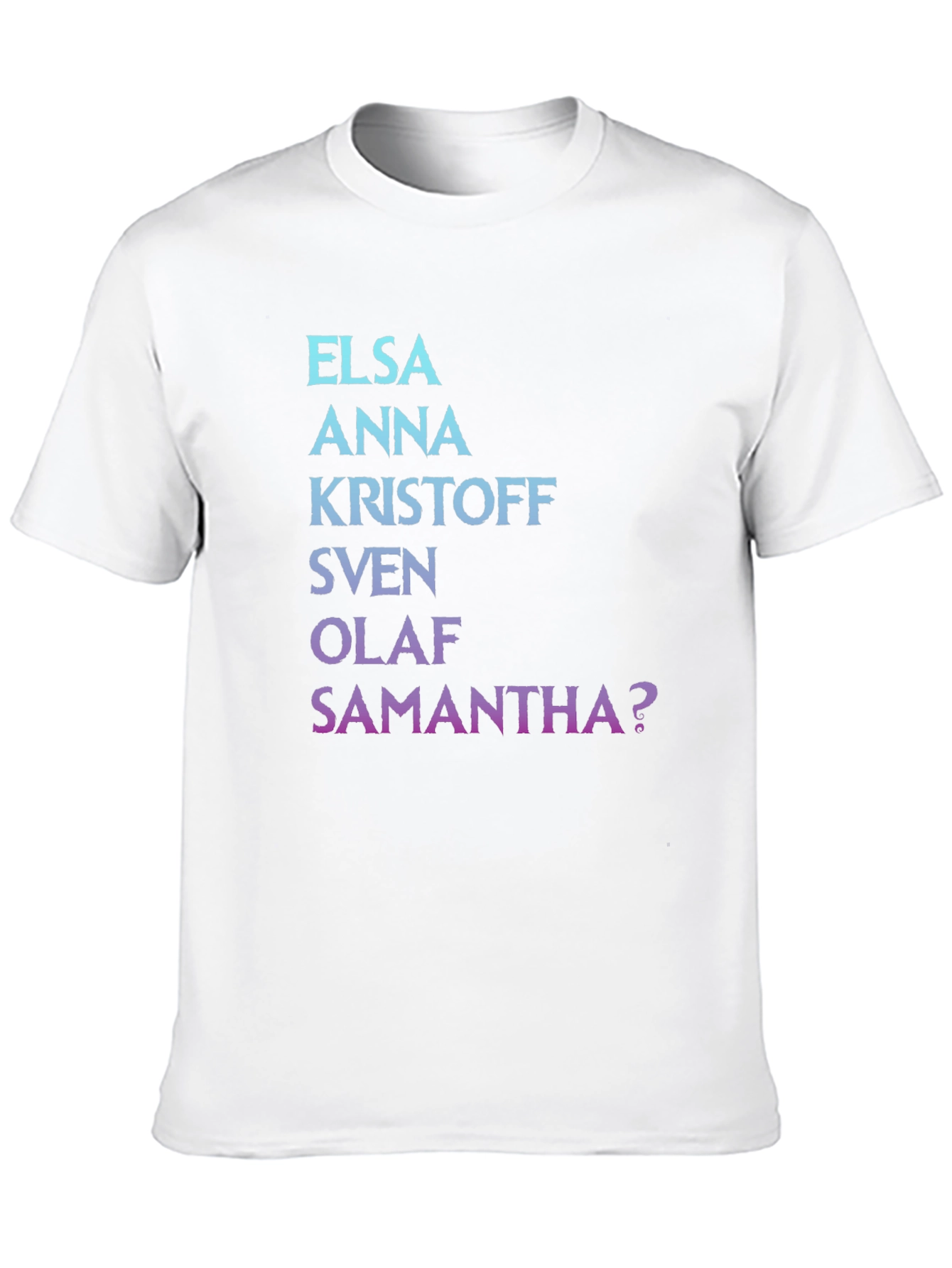 Frozen Characters T-Shirt: Elsa Anna Olaf & More!
