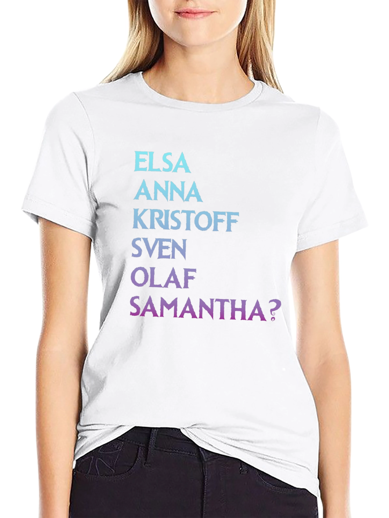 Frozen Characters T-Shirt: Elsa Anna Olaf & More!