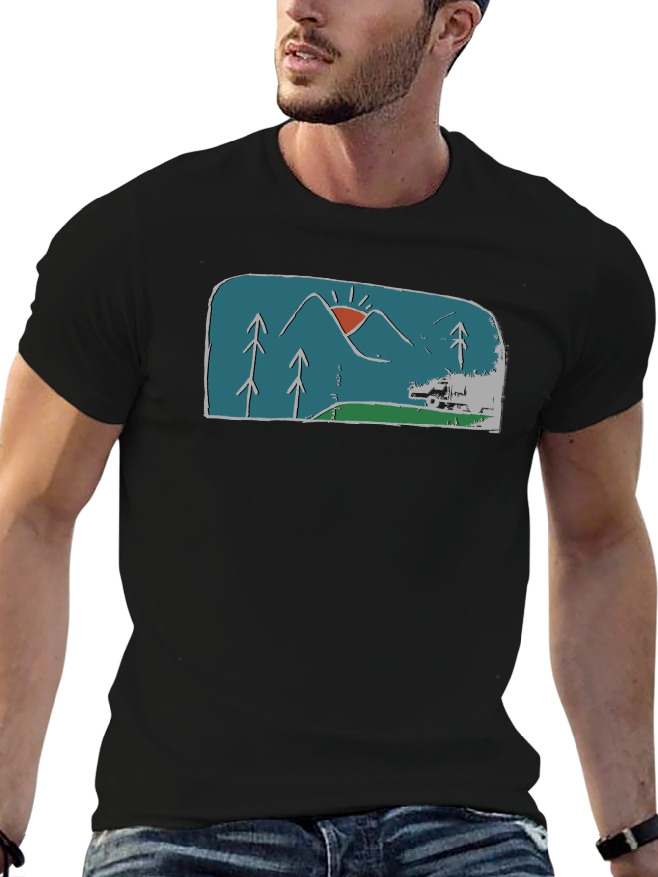Outdoor Adventure Graphic T-Shirt