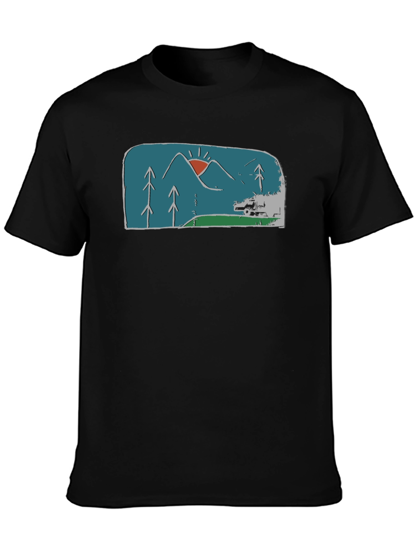 Outdoor Adventure Graphic T-Shirt
