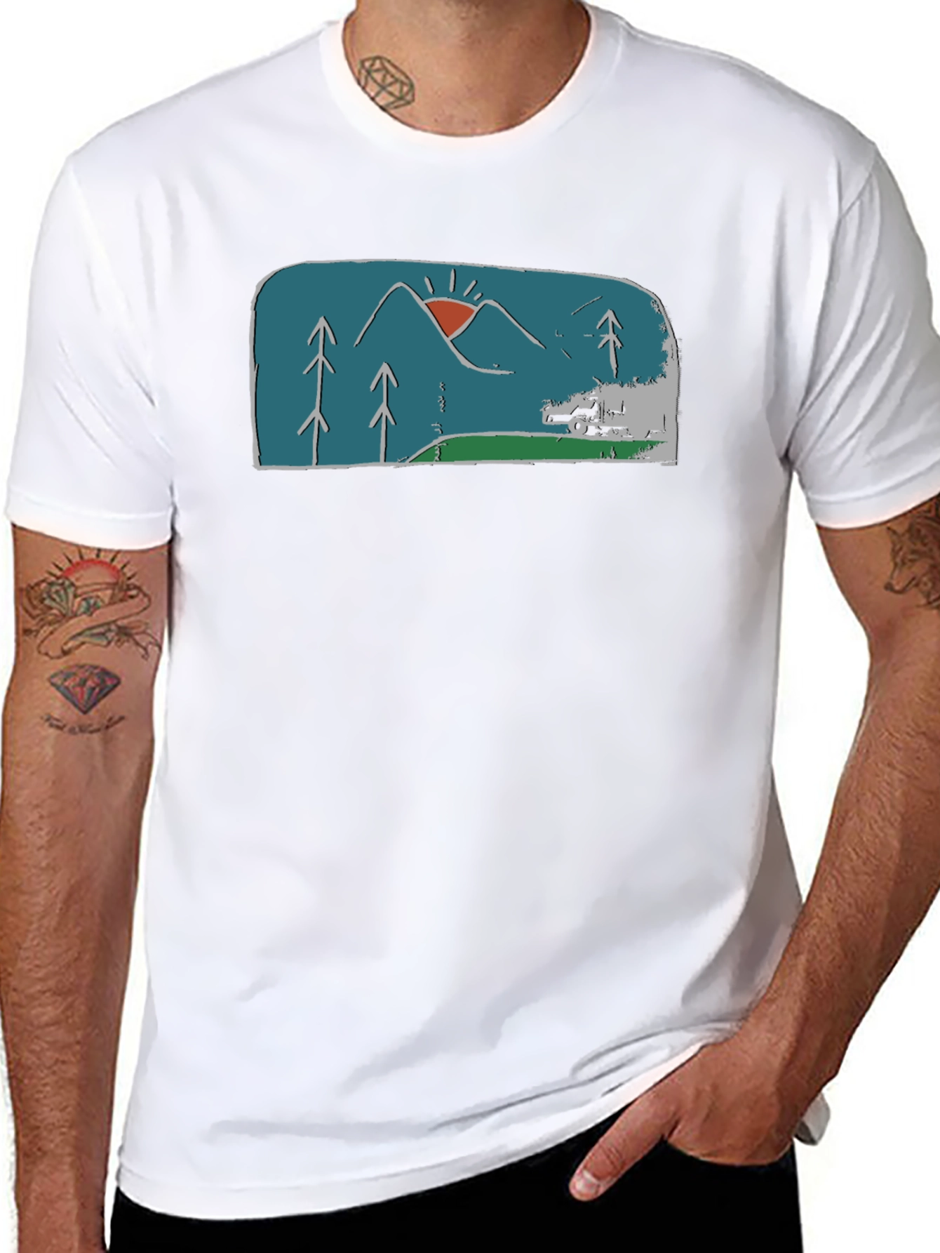 Outdoor Adventure Graphic T-Shirt