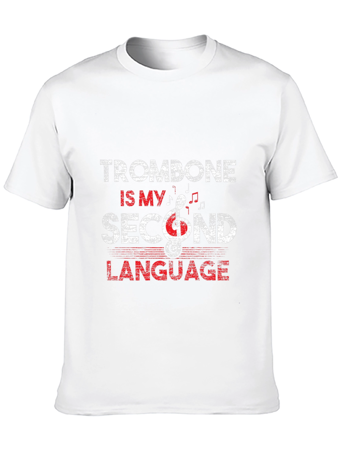 Trombone Is My Second Language T-Shirt