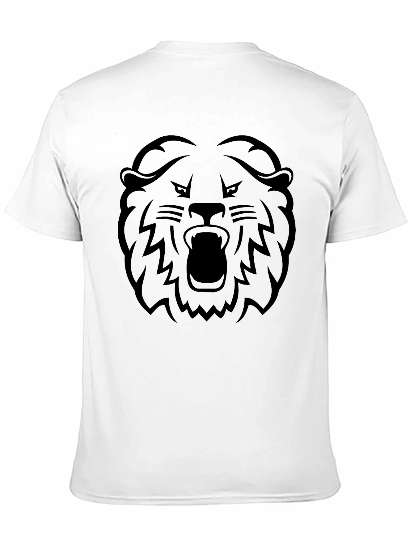 Black Lion Graphic T-Shirt - Bold Statement Tee